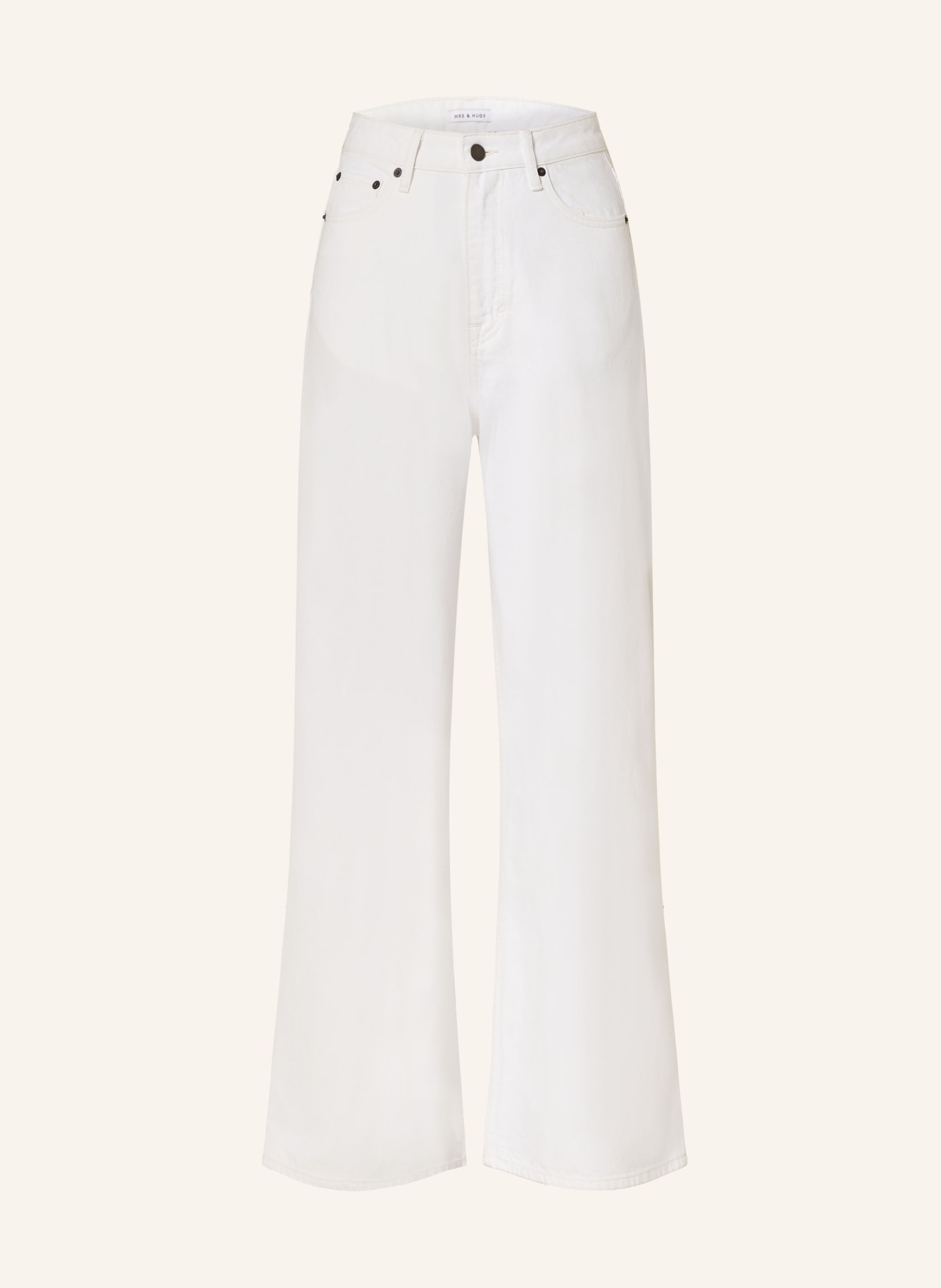 MRS & HUGS Straight Jeans, Farbe: WHITE DENIM (Bild 1)