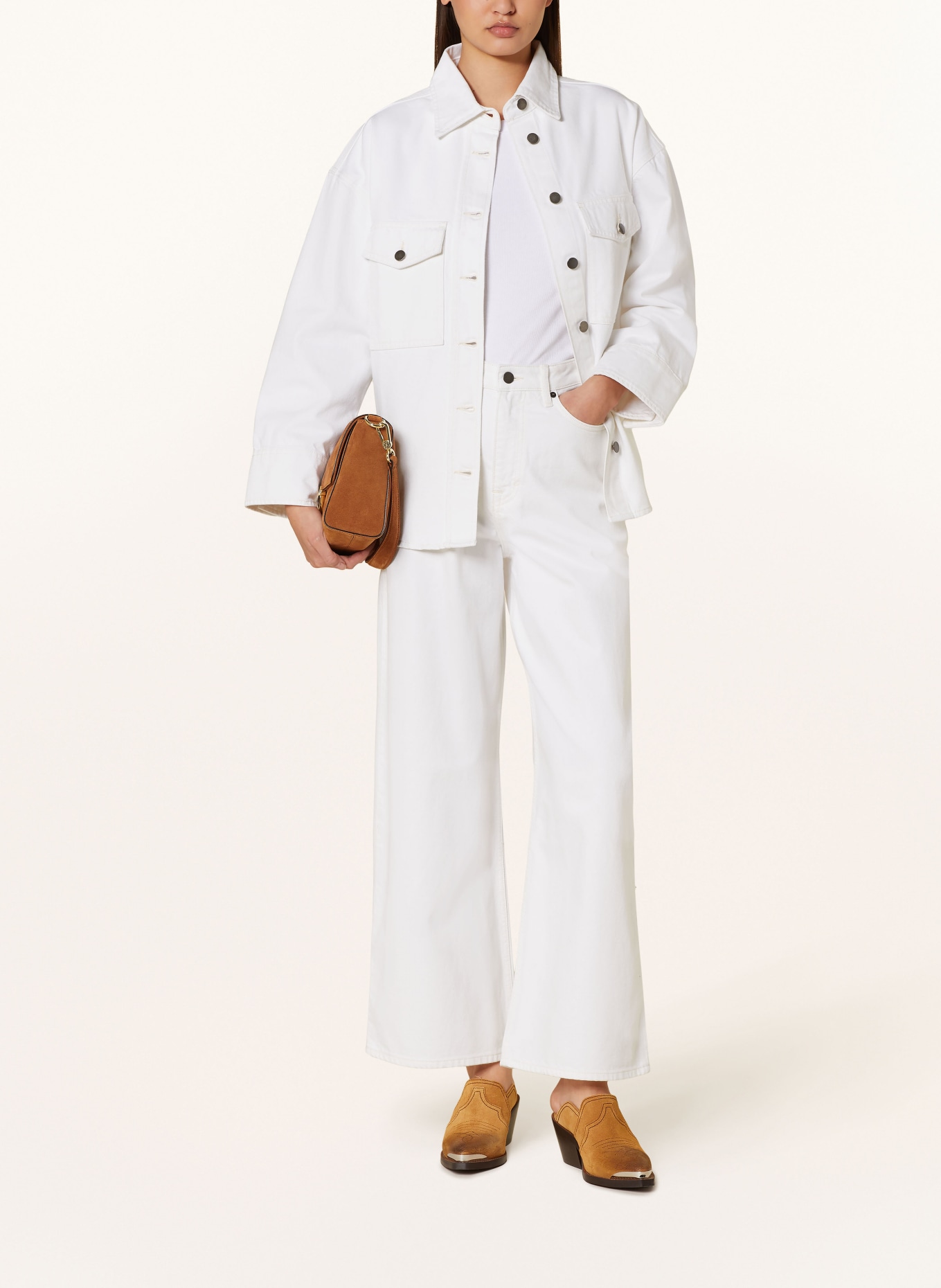 MRS & HUGS Straight jeans, Color: WHITE DENIM (Image 2)
