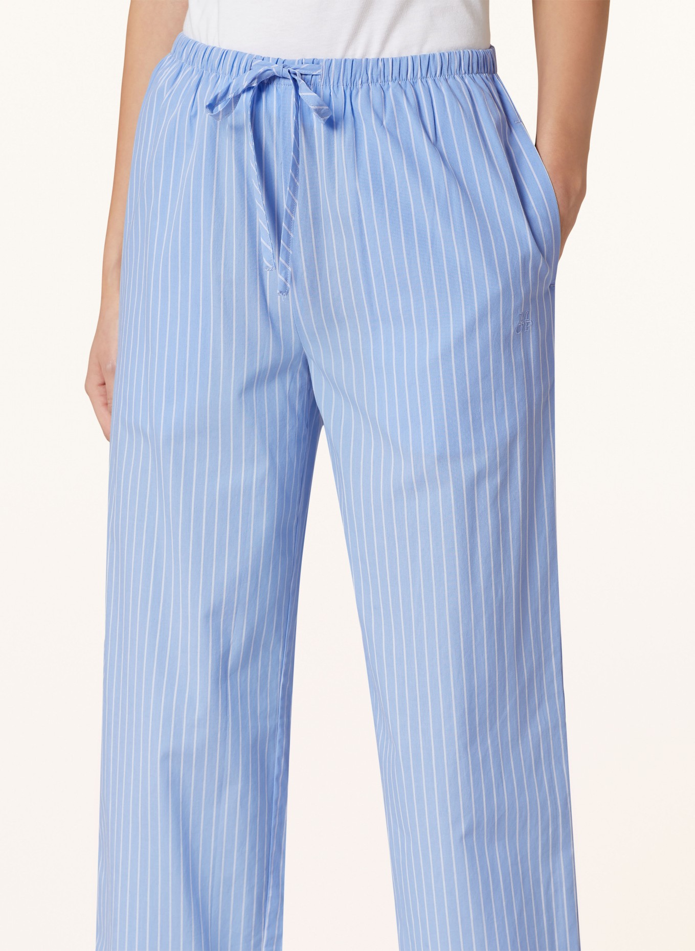 Marc O'Polo Pajama pants, Color: LIGHT BLUE (Image 5)