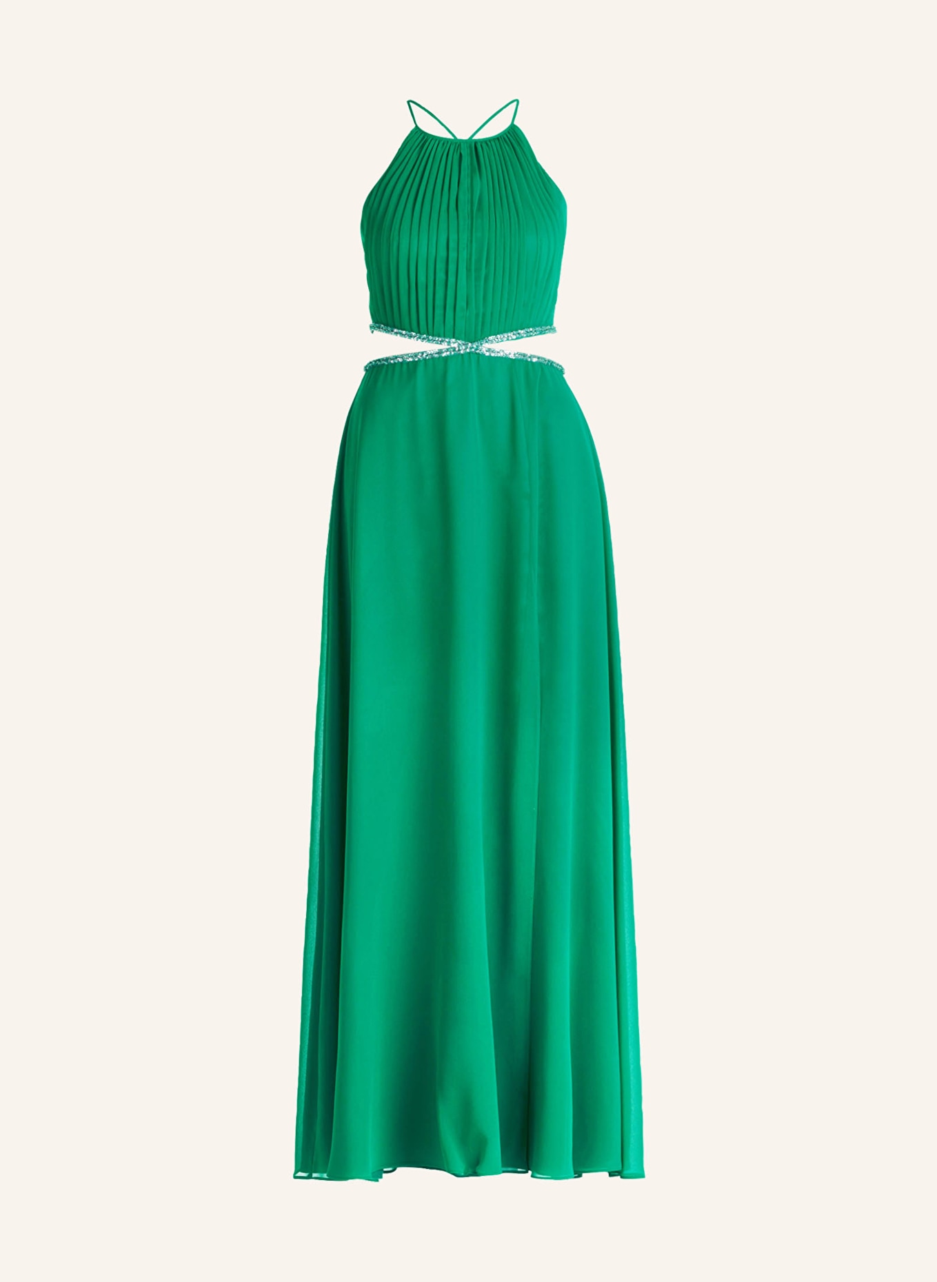 VM Vera Mont Evening dress with sequins and decorative gems, Color: GREEN (Image 1)