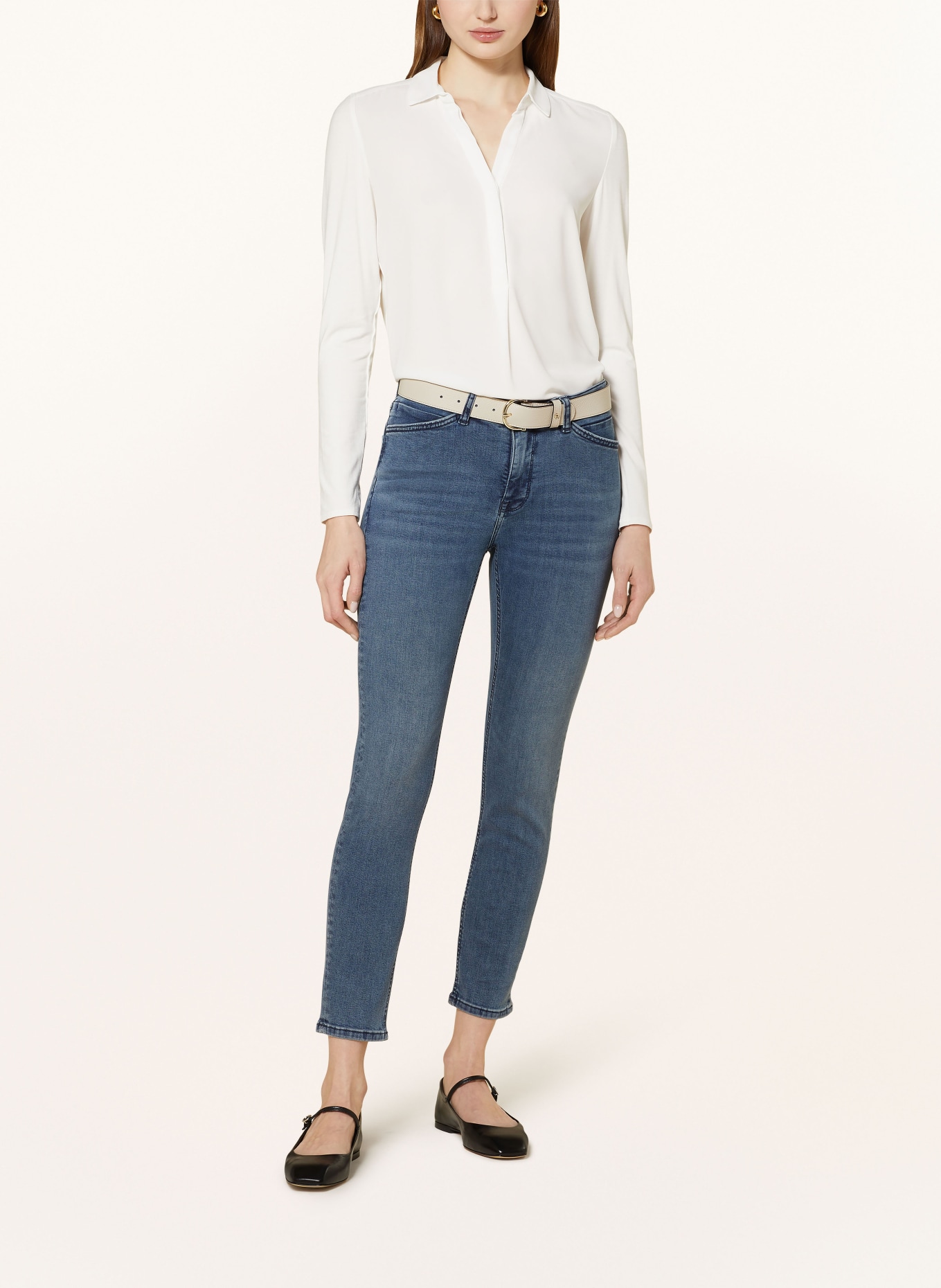 OPUS Skinny Jeans ELMA CLASSY, Farbe: 70128 soft authentic blue (Bild 2)