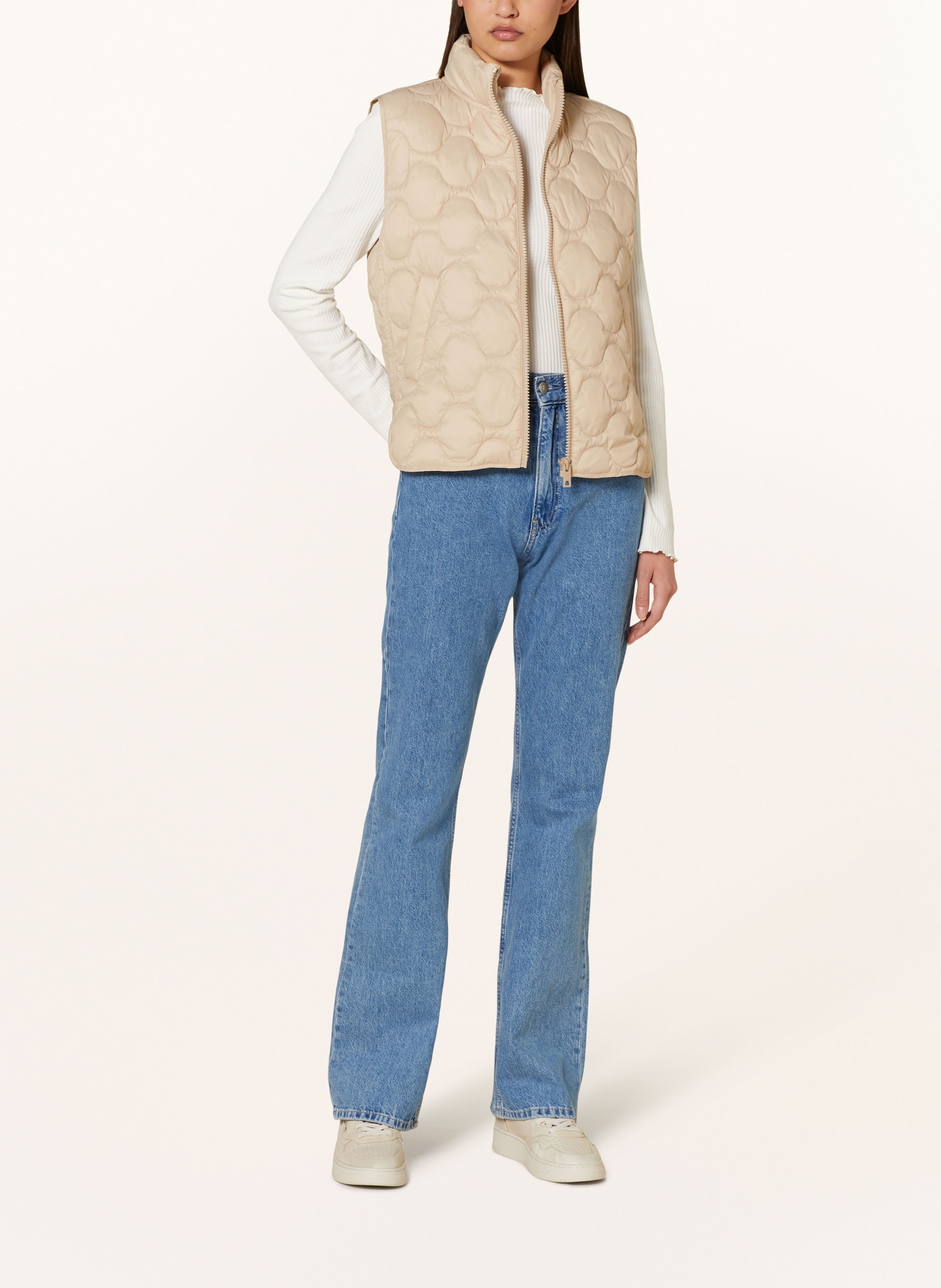 OPUS Quilted vest WELINO, Color: BEIGE (Image 2)