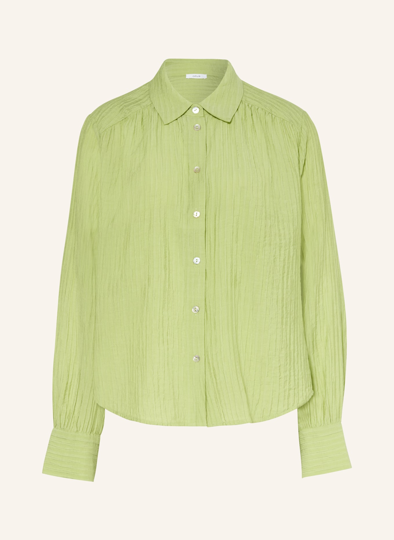 OPUS Shirt blouse FREINA, Color: LIGHT GREEN (Image 1)