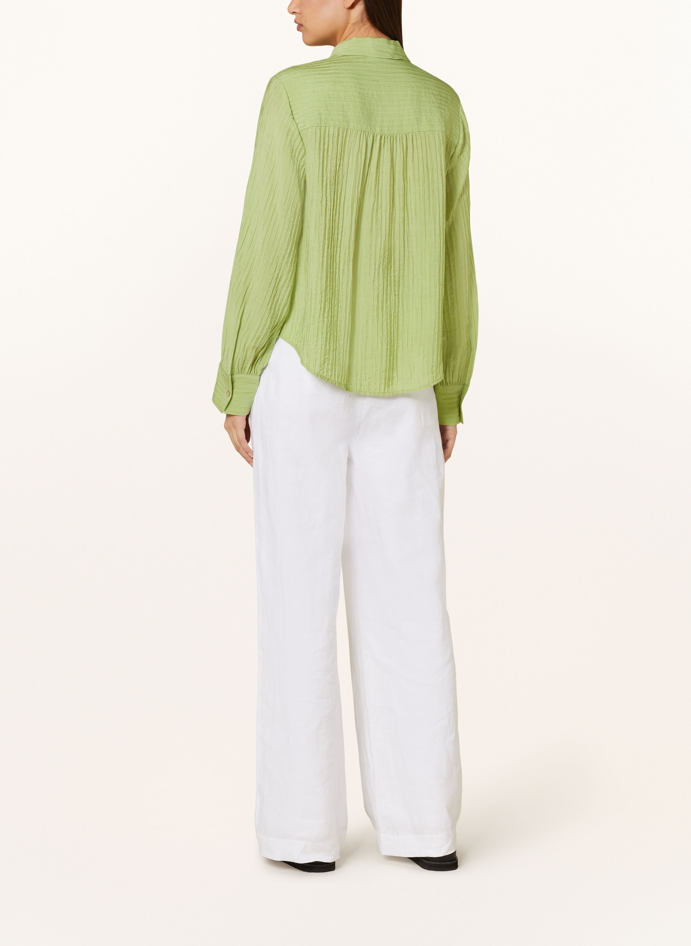 OPUS Shirt blouse FREINA, Color: LIGHT GREEN (Image 3)