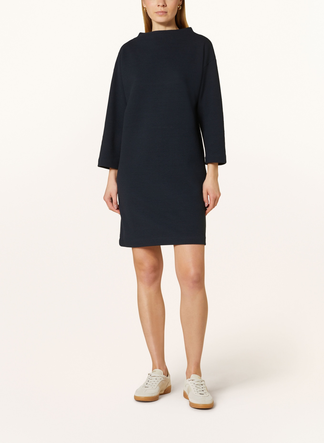 OPUS Dress WASENE with 3/4 sleeves, Color: DARK BLUE (Image 2)
