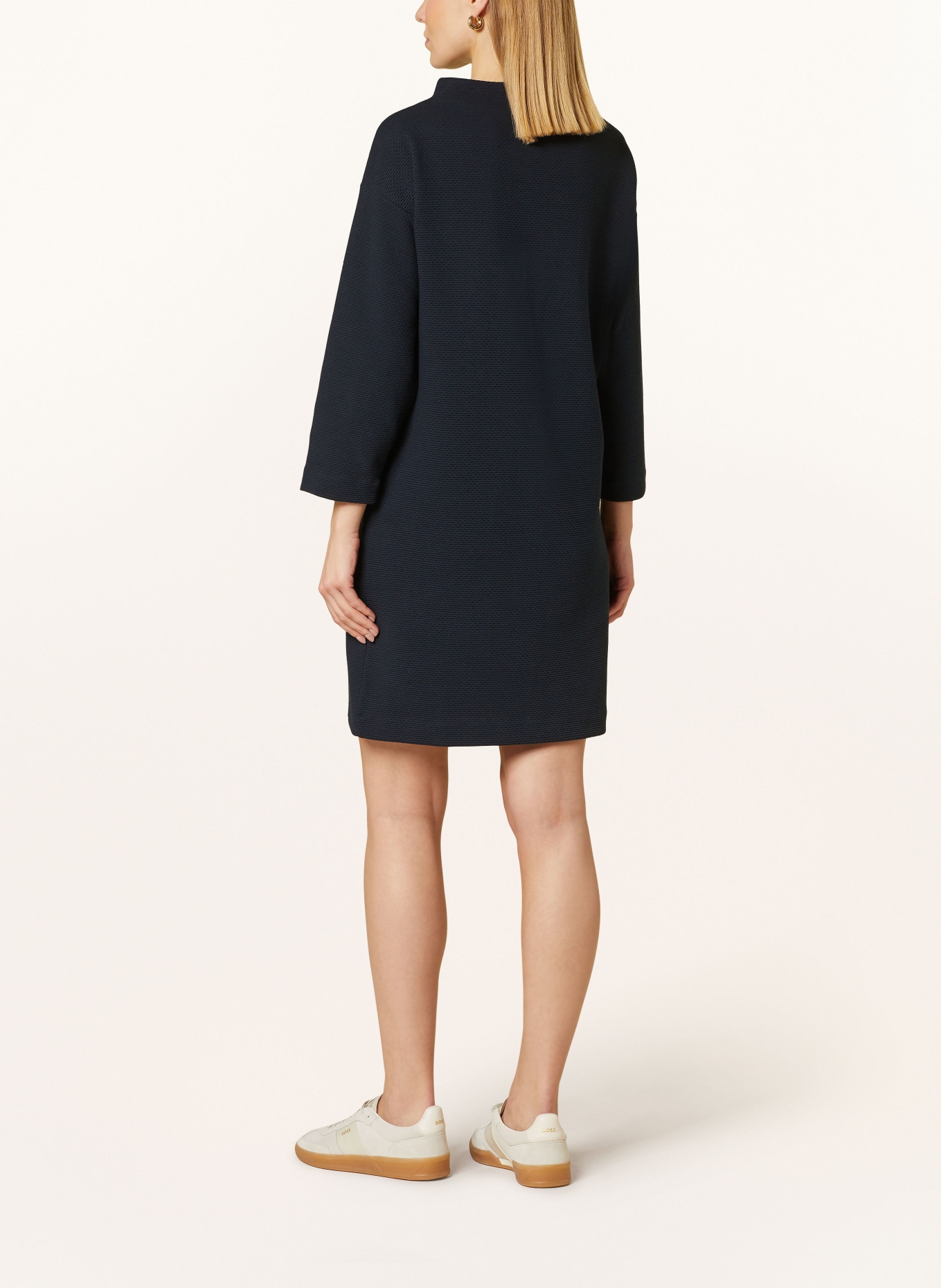 OPUS Dress WASENE with 3/4 sleeves, Color: DARK BLUE (Image 3)