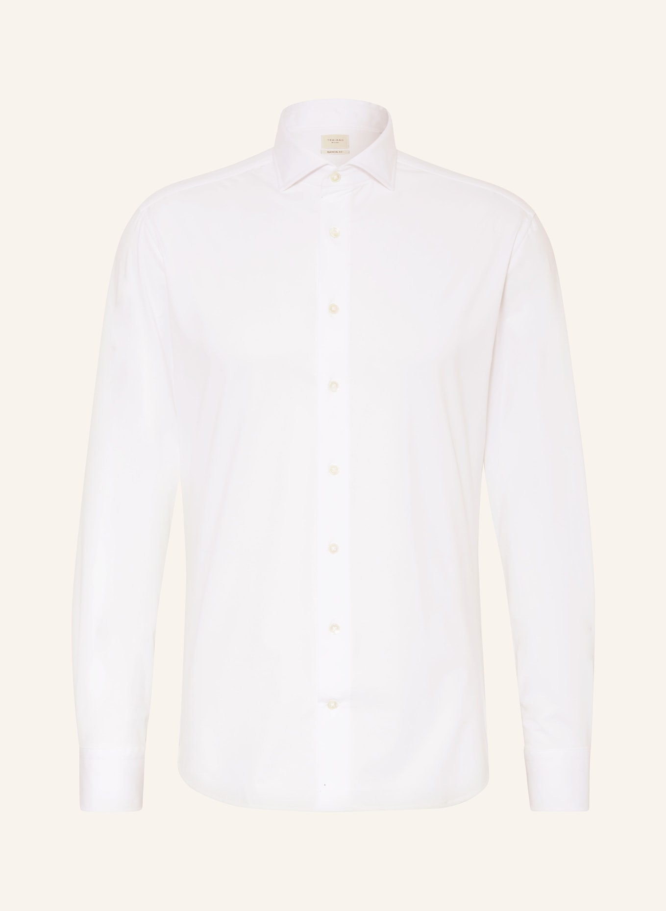 TRAIANO Jerseyhemd ROSSINI Radical Fit, Farbe: WEISS (Bild 1)