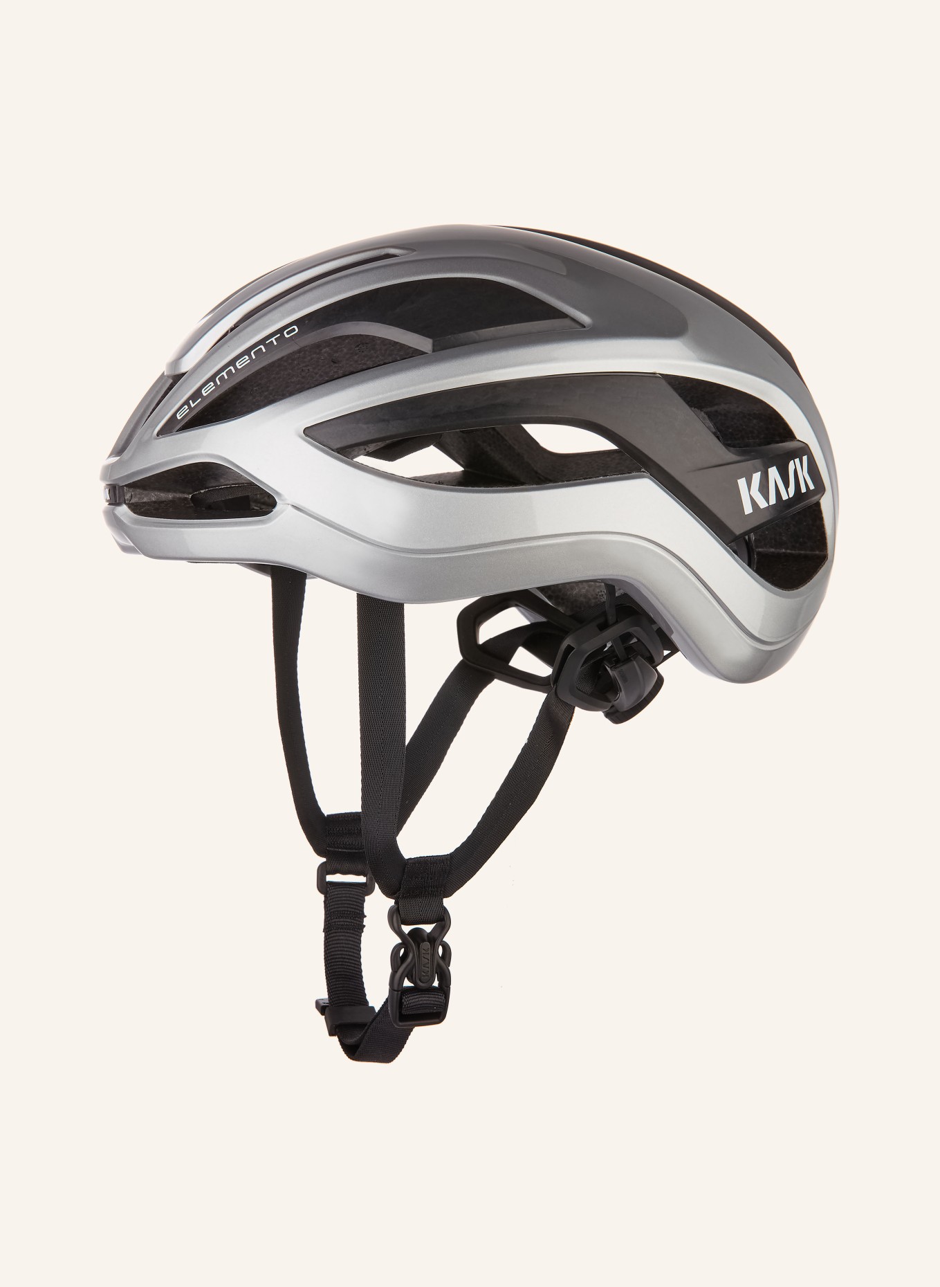 KASK Fahrradhelm ELEMENTO: SILBER