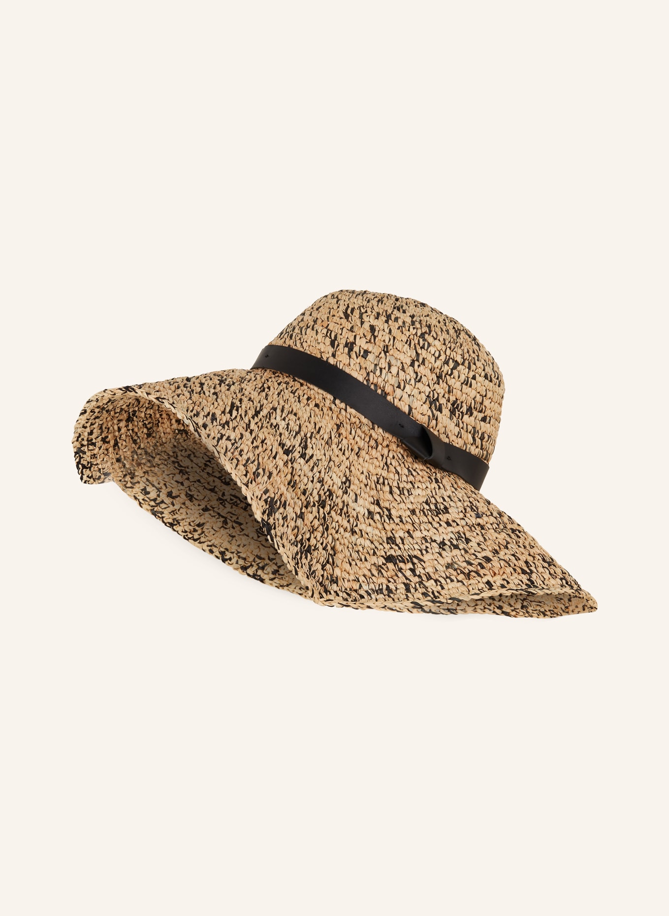 Marc O'Polo Straw hat, Color: LIGHT BROWN/ BLACK (Image 1)