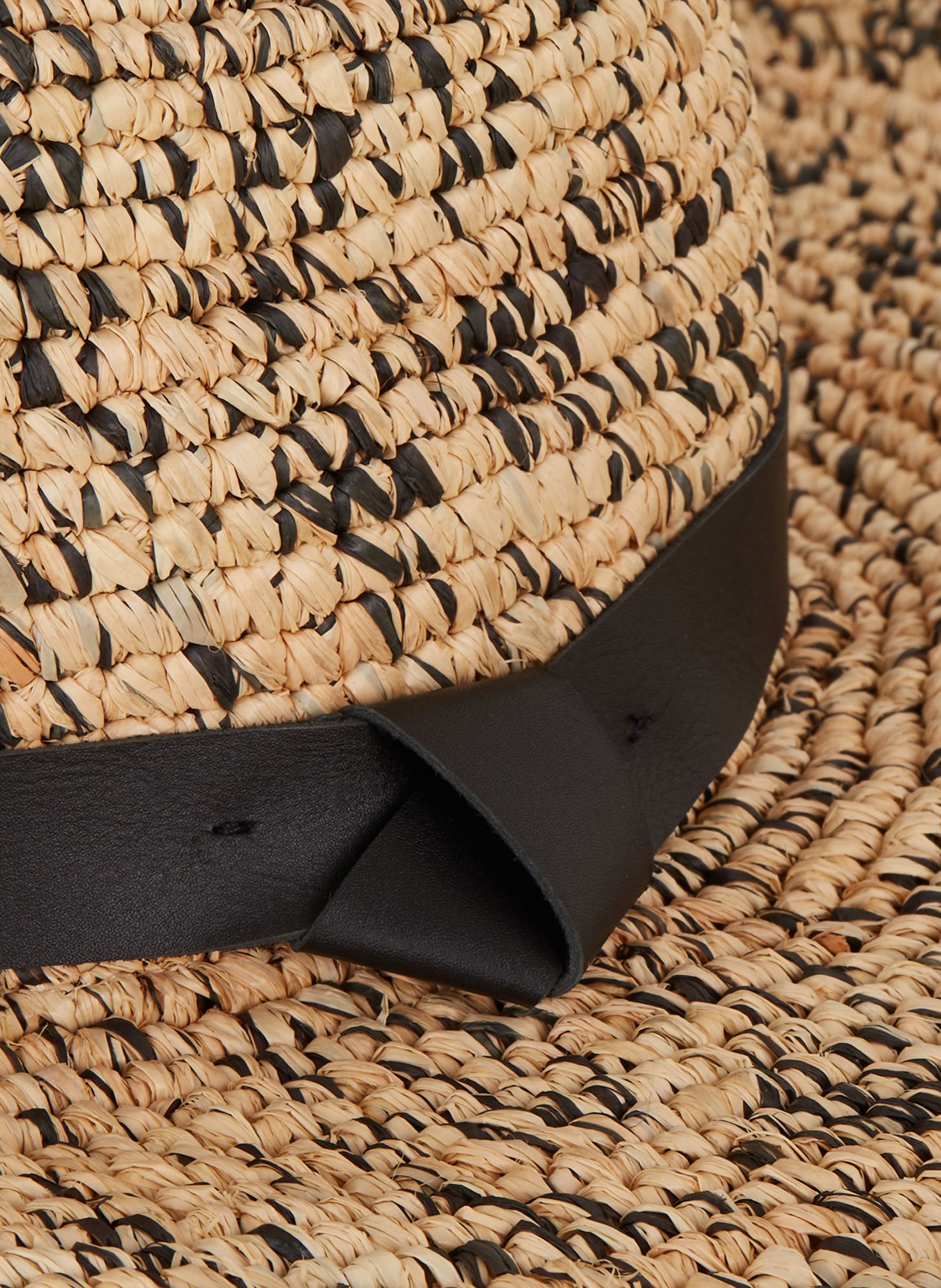 Marc O'Polo Straw hat, Color: LIGHT BROWN/ BLACK (Image 3)