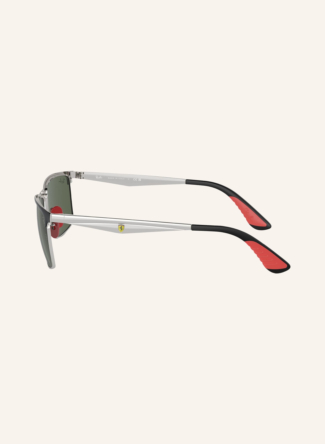 Ray Ban Sunglasses RB3726M in f06071 black silver dark green