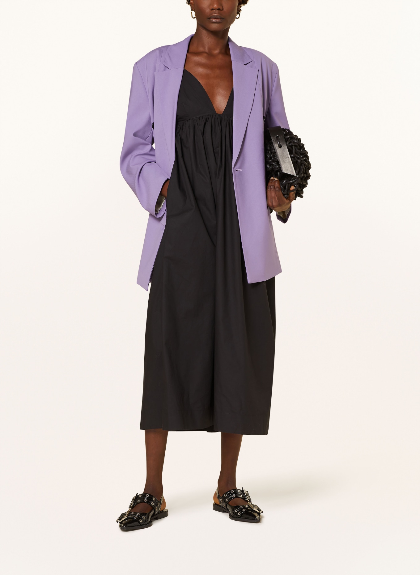 GANNI Oversized blazer, Color: PURPLE (Image 2)