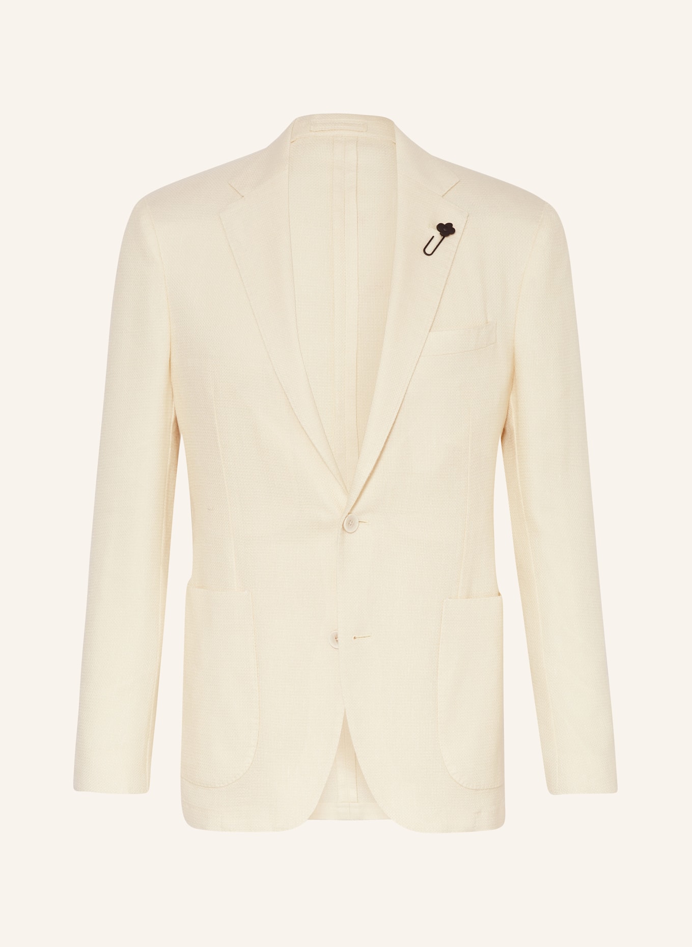 LARDINI Tailored jacket extra slim fit, Color: 100TW  CREME (Image 1)
