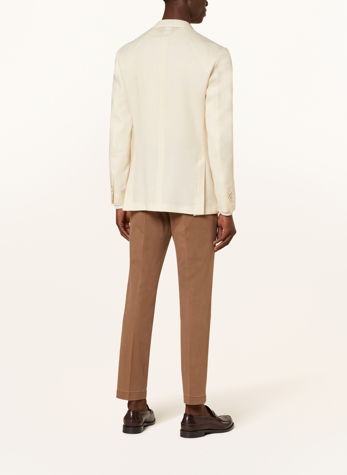 LARDINI Tailored jacket extra slim fit, Color: 100TW  CREME (Image 3)