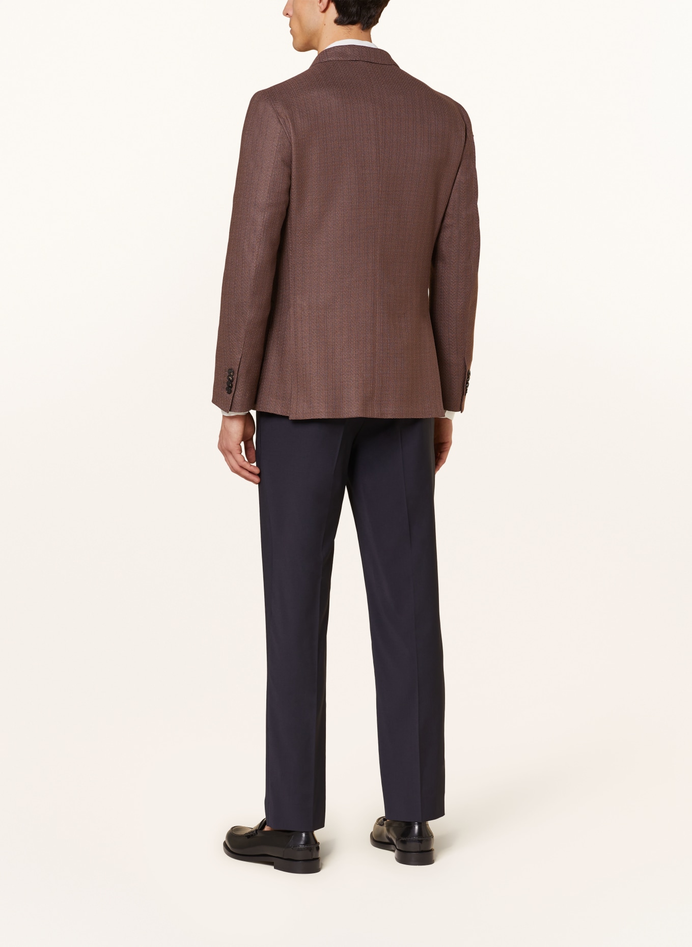 LARDINI Tailored jacket extra slim fit, Color: 450 Brown (Image 3)