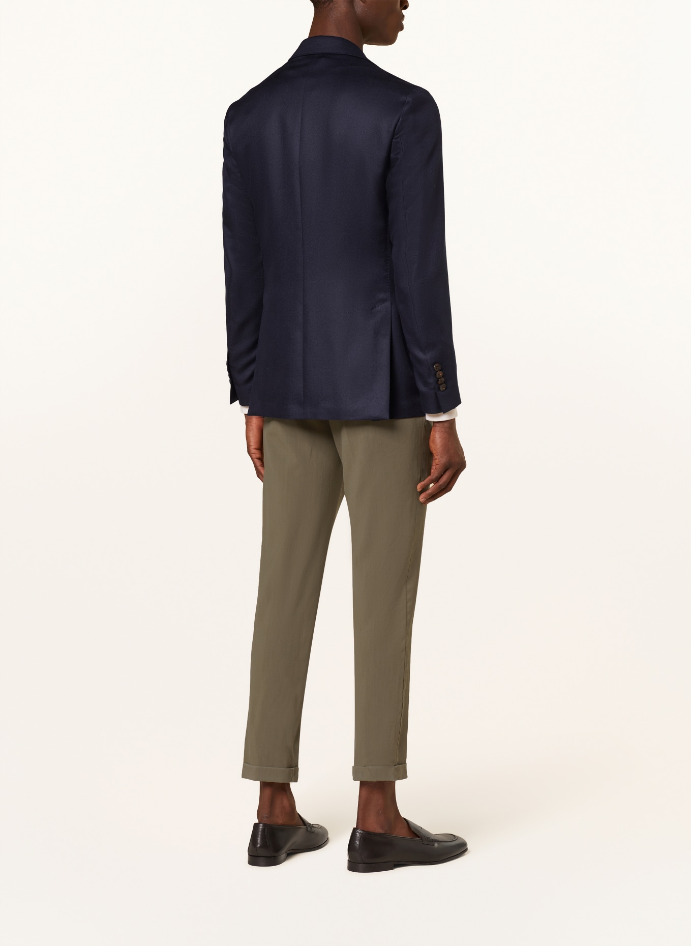 LARDINI Sakko Extra Slim Fit mit Cashmere und Seide, Farbe: DUNKELBLAU (Bild 3)