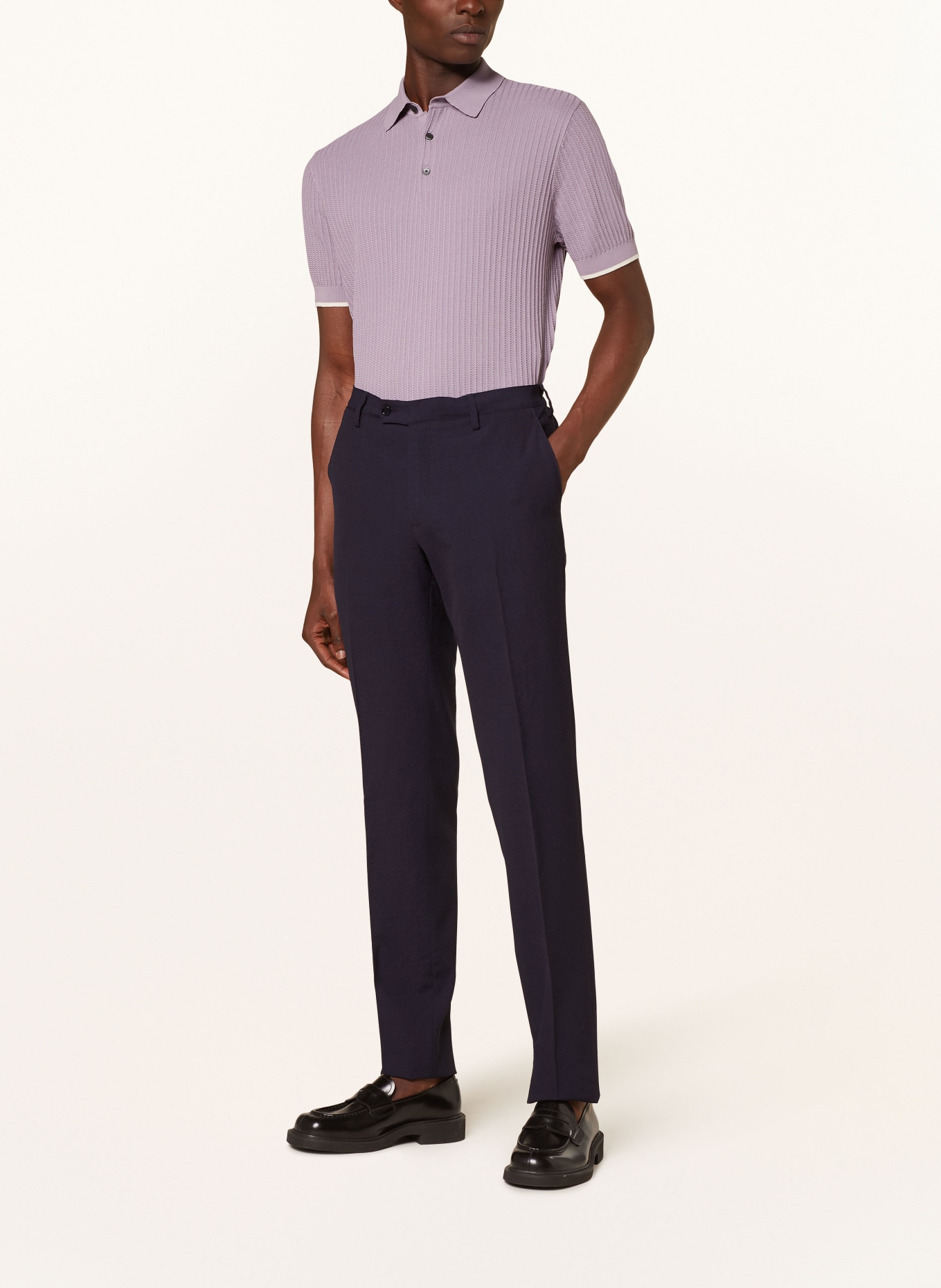 LARDINI Oblekové kalhoty Slim Fit, Barva: 850 NAVY (Obrázek 3)
