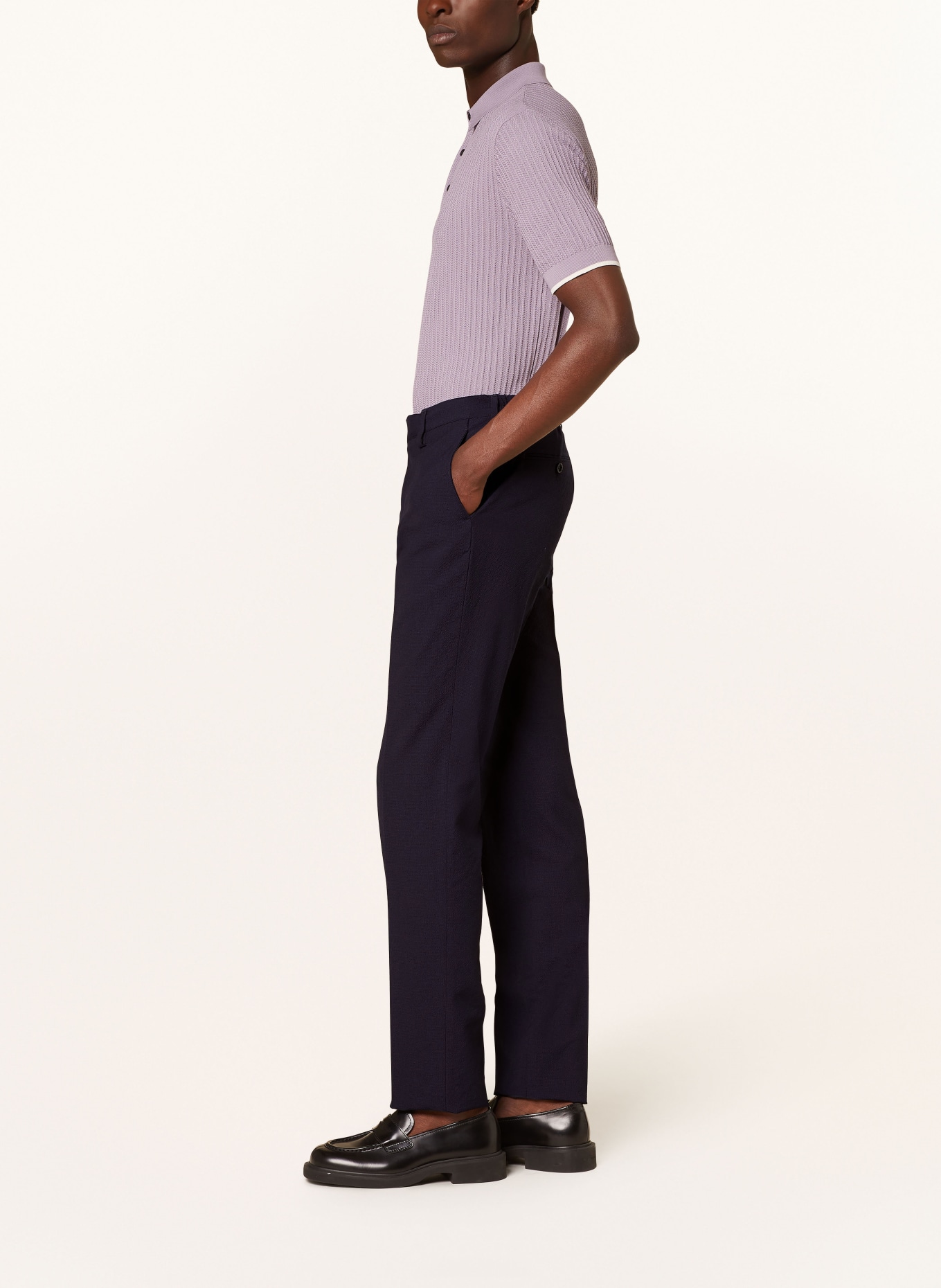 LARDINI Oblekové kalhoty Slim Fit, Barva: 850 NAVY (Obrázek 5)