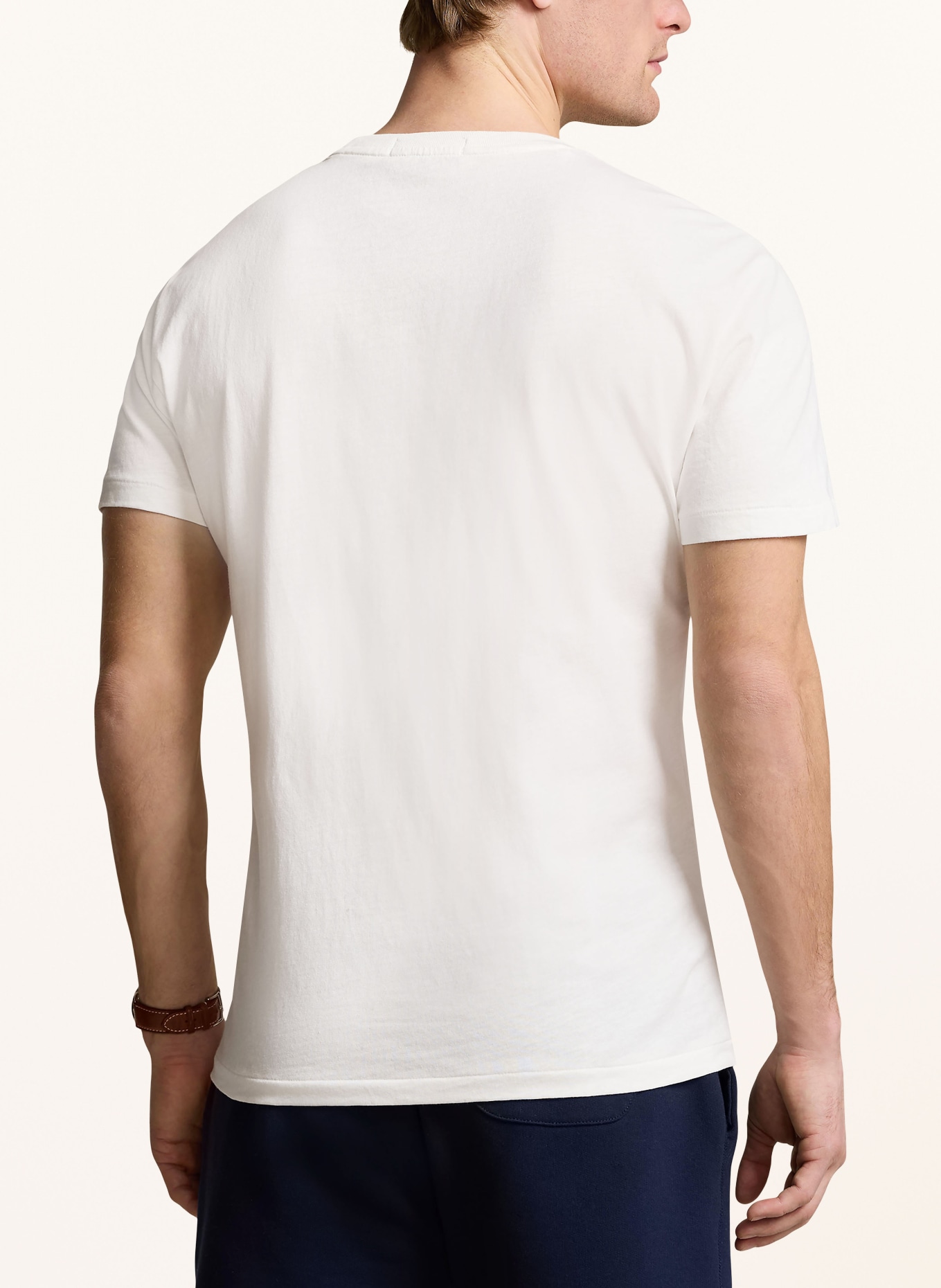 POLO RALPH LAUREN T-shirt, Color: WHITE/ DARK BLUE (Image 3)