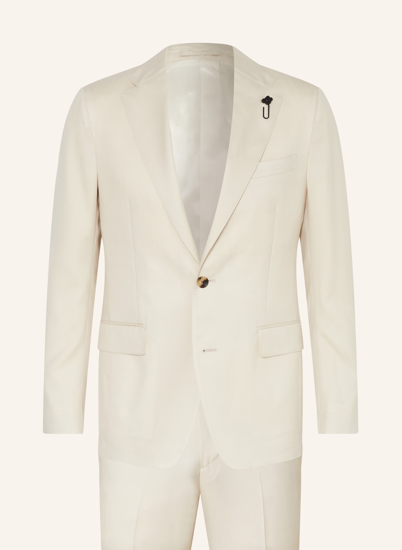 LARDINI Suit Extra slim fit, Color: CREAM (Image 1)