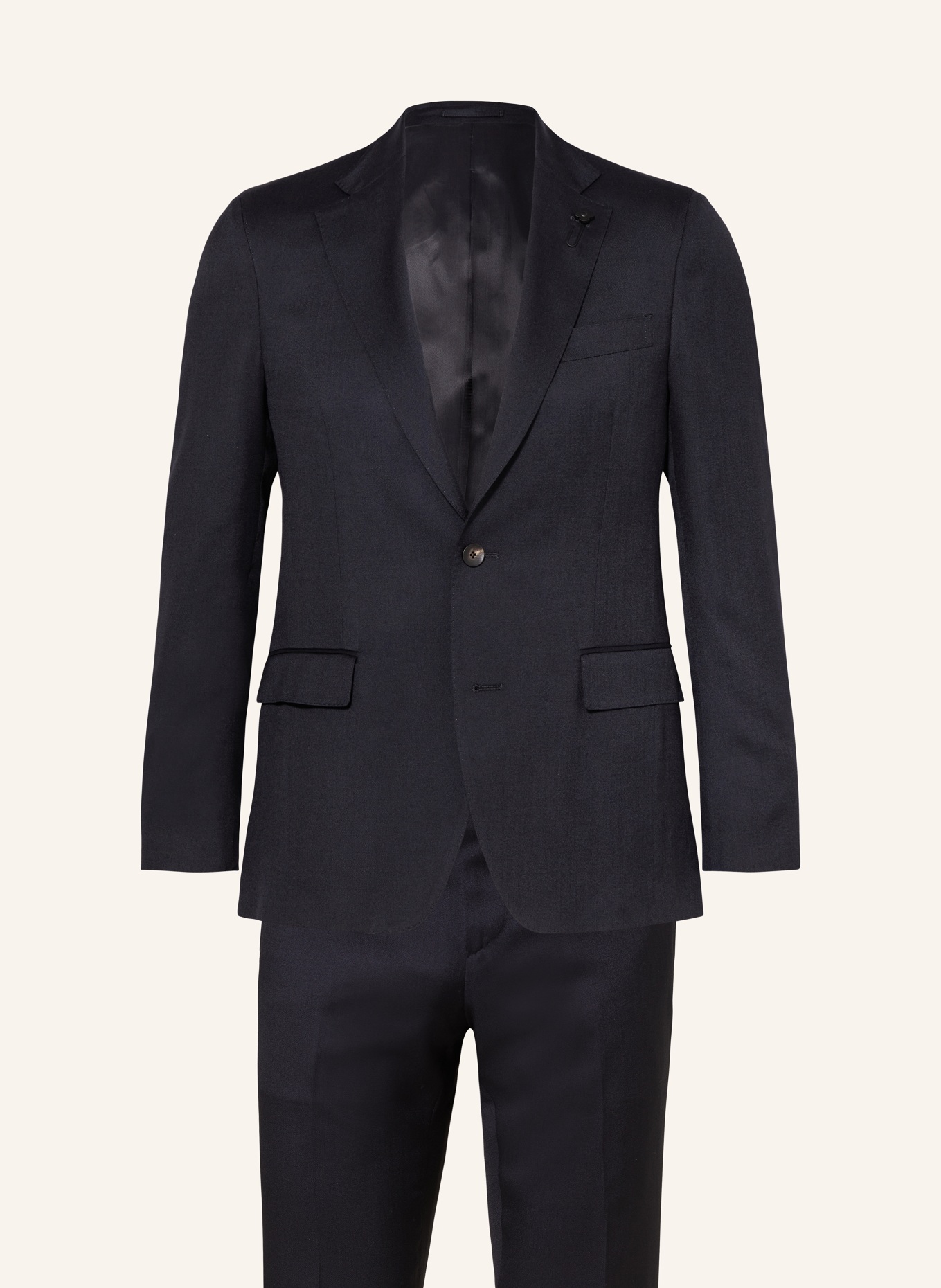 LARDINI Pak Extra Slim Fit: DONKERBLAUW