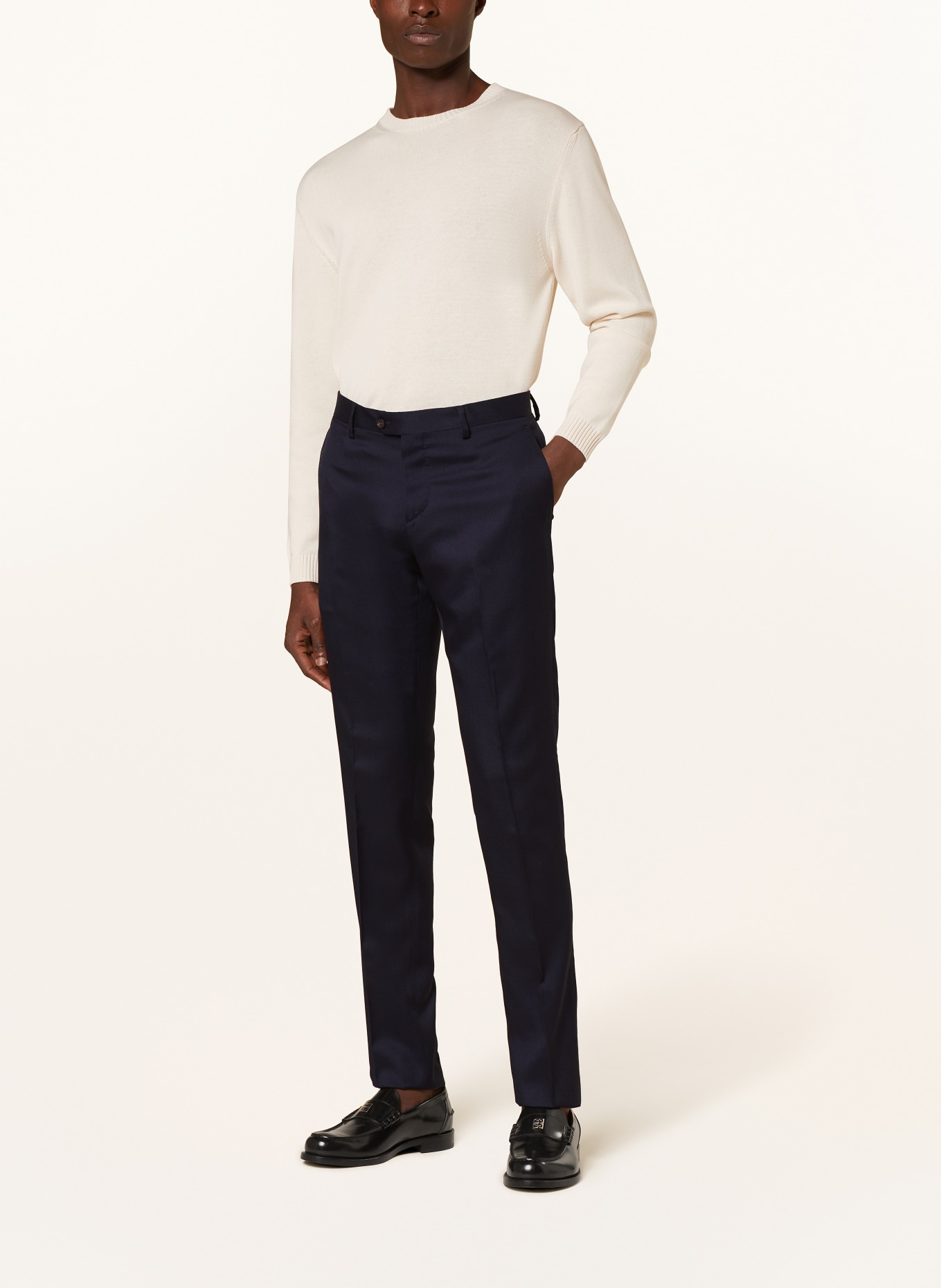 LARDINI Pak Extra Slim Fit: DONKERBLAUW