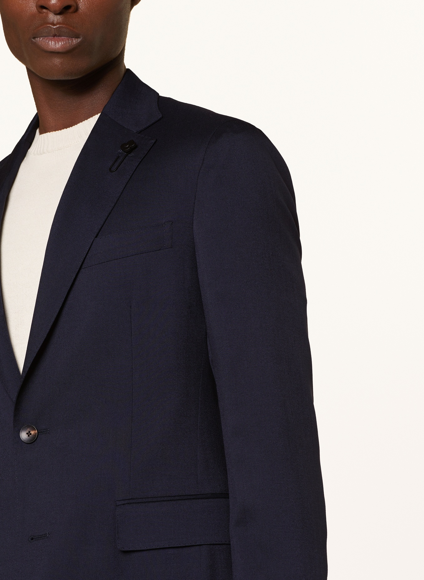 LARDINI Pak Extra Slim Fit: DONKERBLAUW