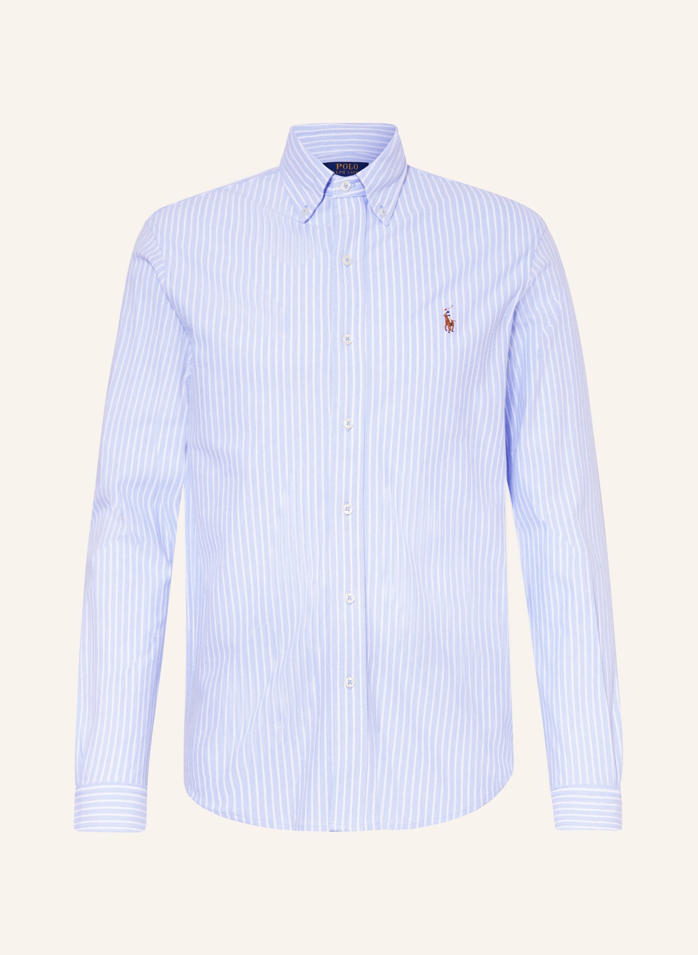 POLO RALPH LAUREN Oxfordhemd Regular Fit, Farbe: HELLBLAU/ WEISS (Bild 1)