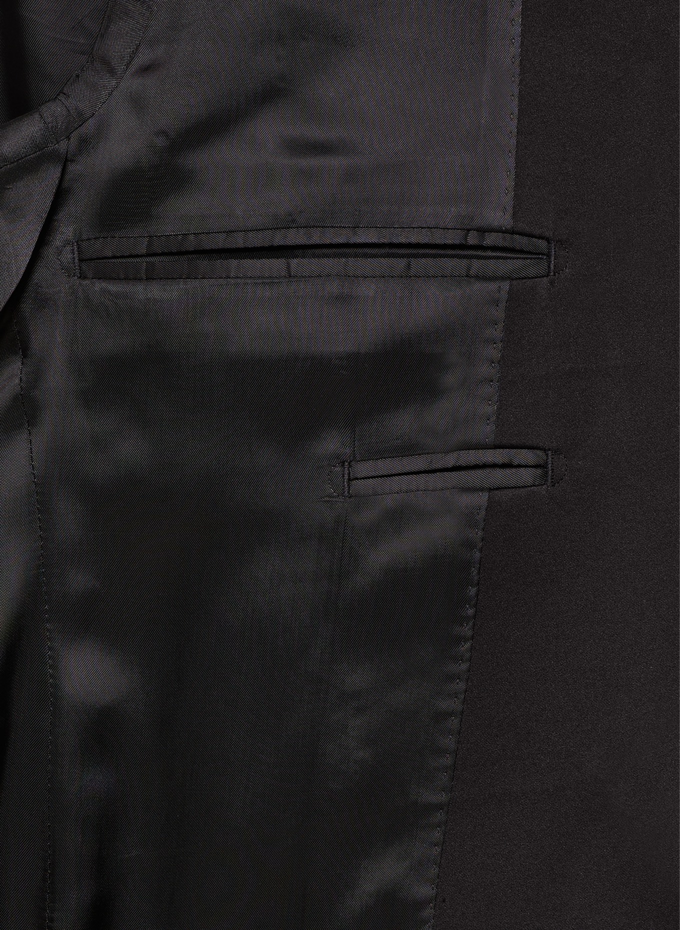 LARDINI Tuxedo extra slim fit with tuxedo stripes, Color: 999 BLACK (Image 8)
