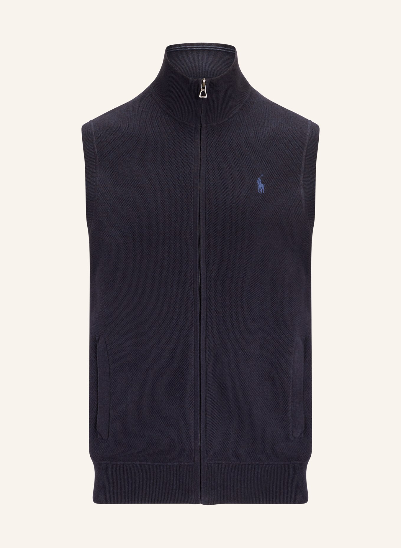 POLO RALPH LAUREN Knit vest in dark blue