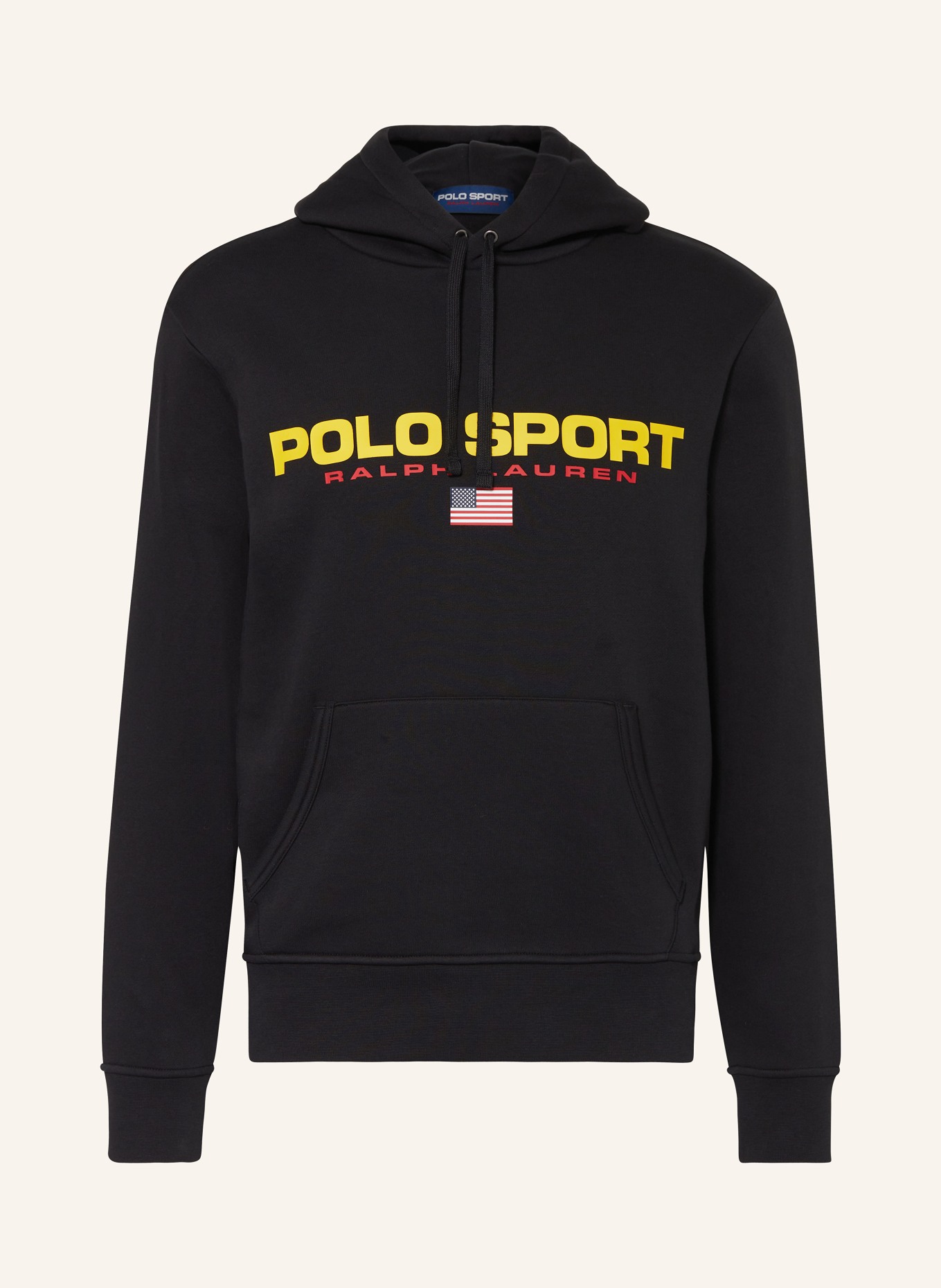 Black polo best sale sport hoodie