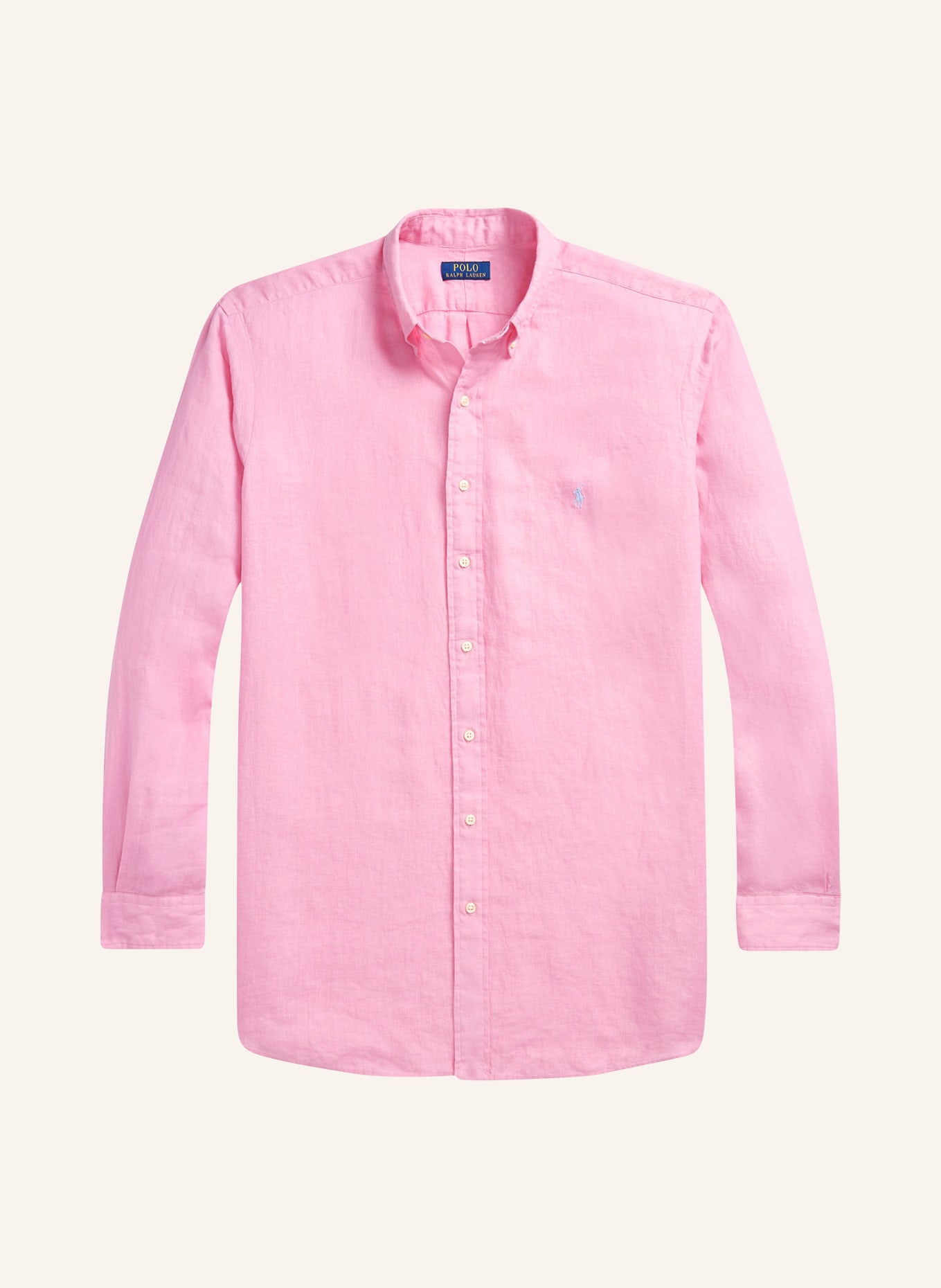 POLO RALPH LAUREN Big & Tall Leinenhemd Slim Fit: PINK