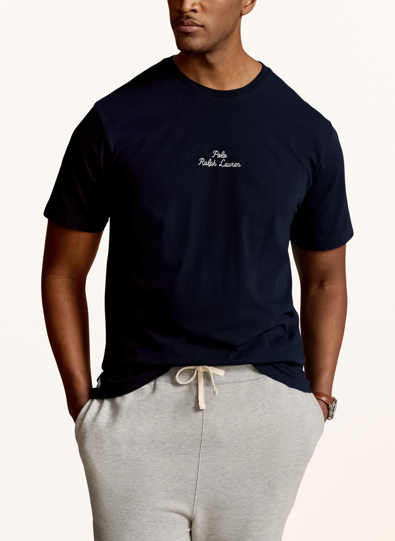 POLO RALPH LAUREN Big & Tall T-Shirt, Farbe: DUNKELBLAU (Bild 4)
