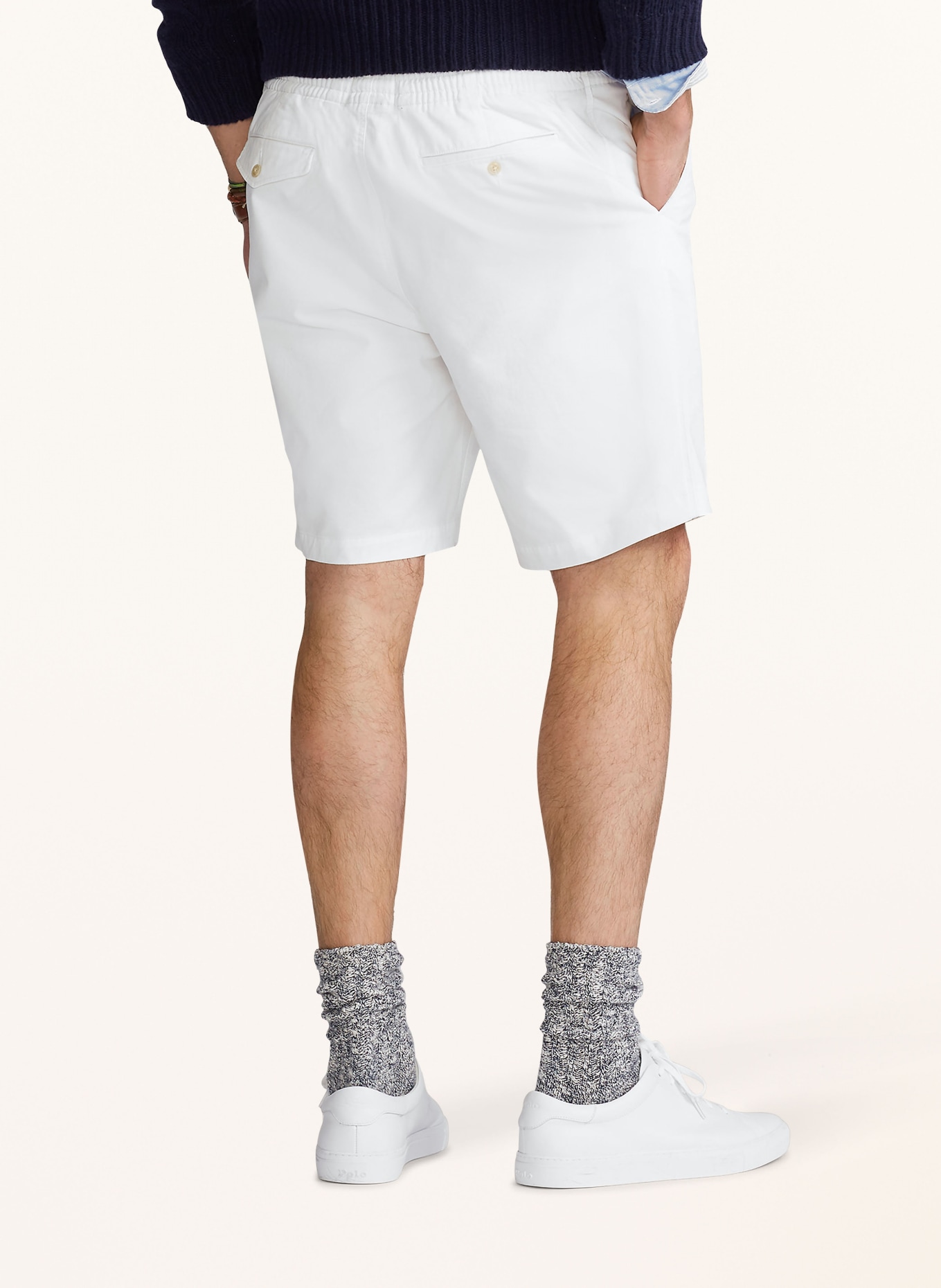 POLO RALPH LAUREN Big & Tall Chino shorts classic fit, Color: WHITE (Image 3)