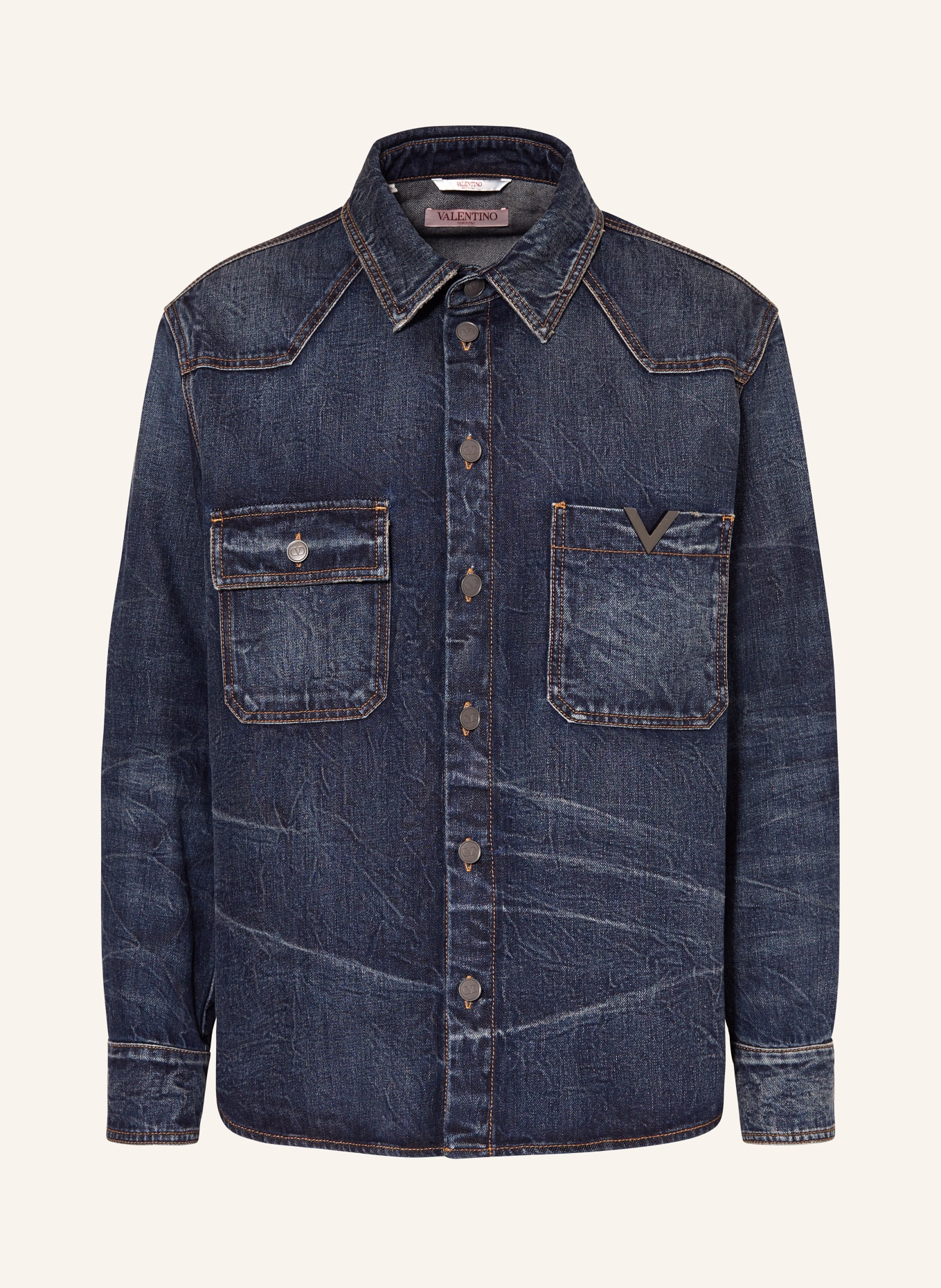 VALENTINO Denim jacket, Color: BLUE (Image 1)