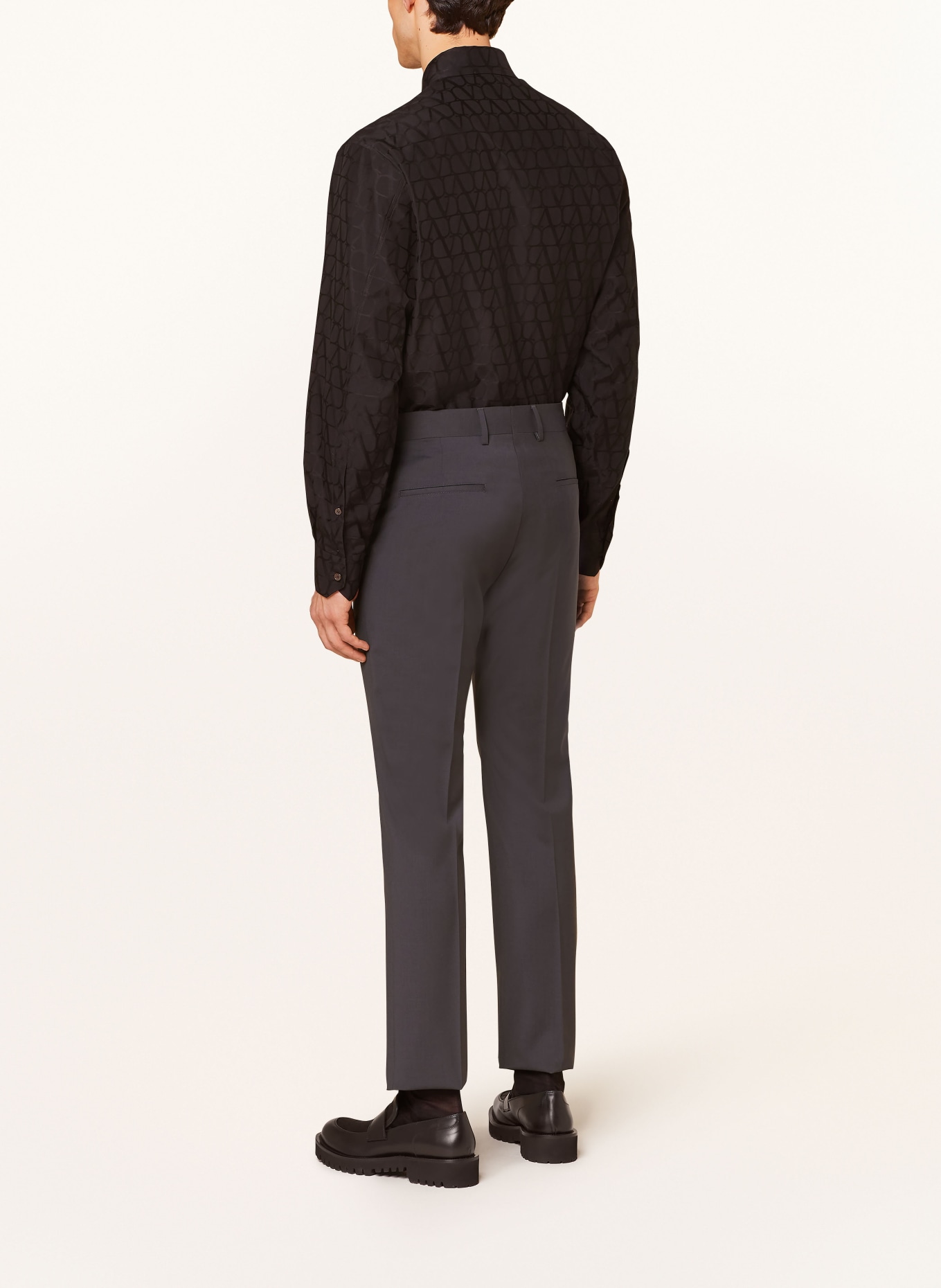 VALENTINO Trousers regular fit, Color: BLACK (Image 3)