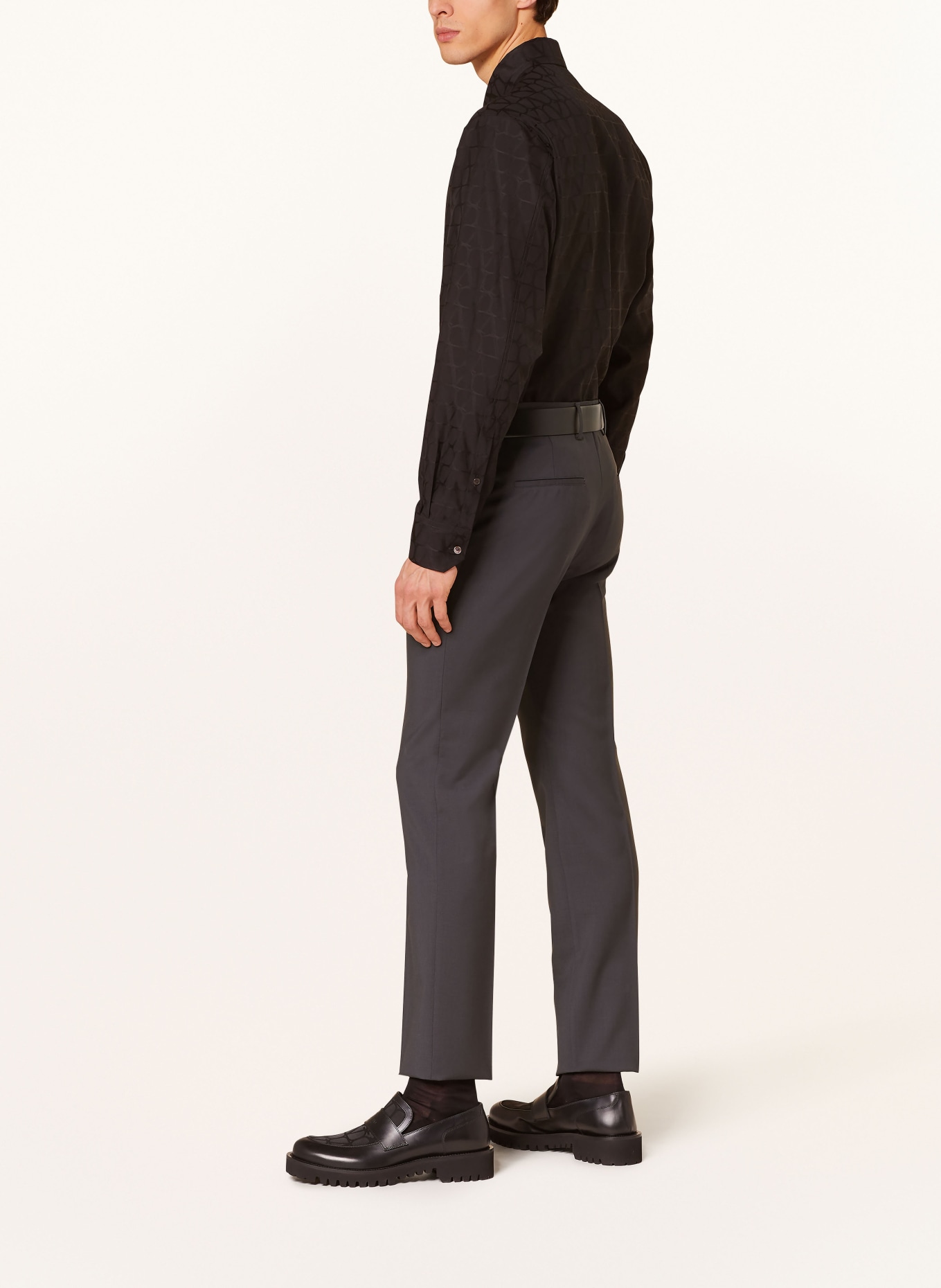 VALENTINO Spodnie regular fit, Kolor: CZARNY (Obrazek 4)
