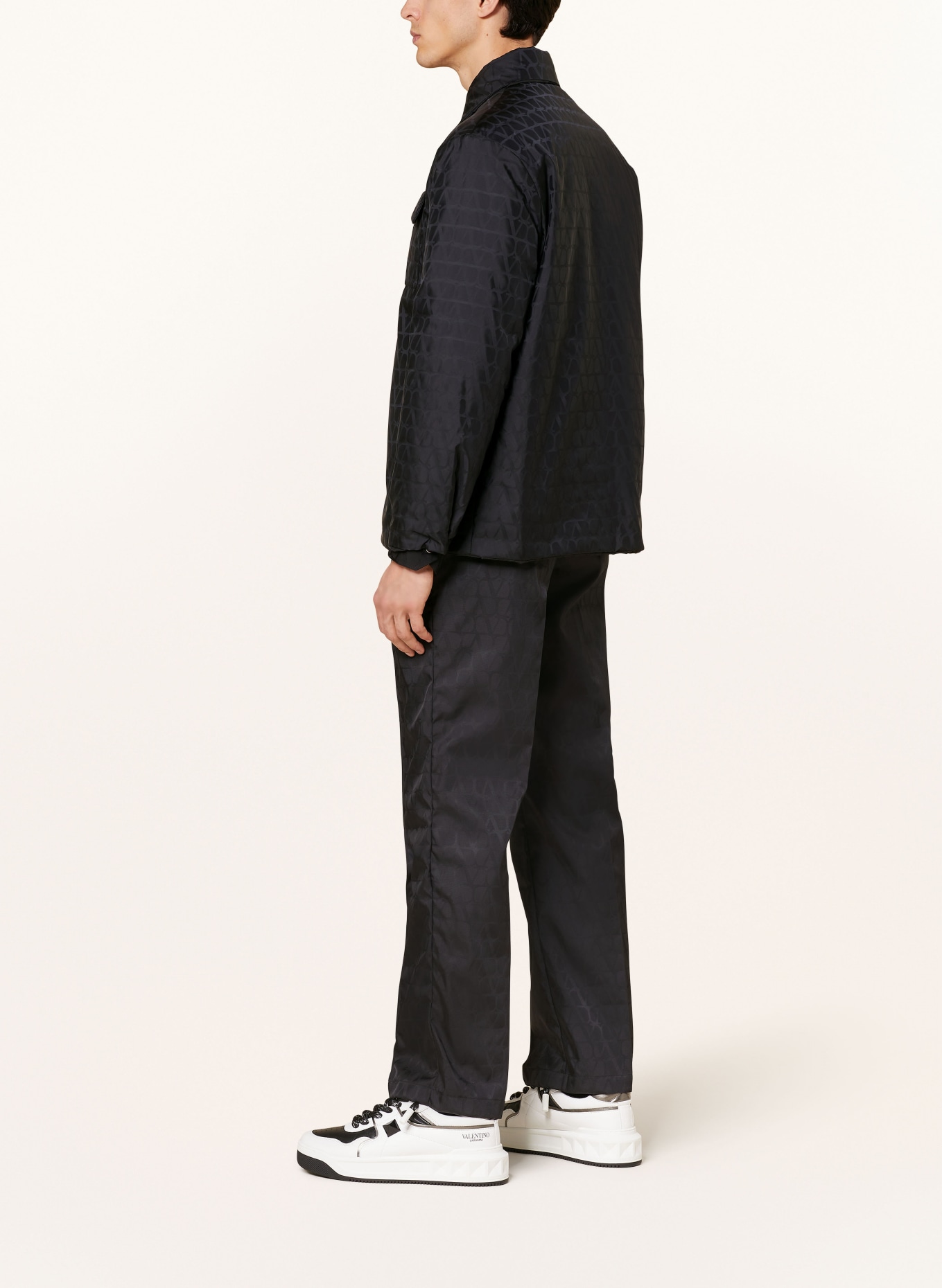 VALENTINO Trousers jogging fit, Color: BLACK (Image 4)