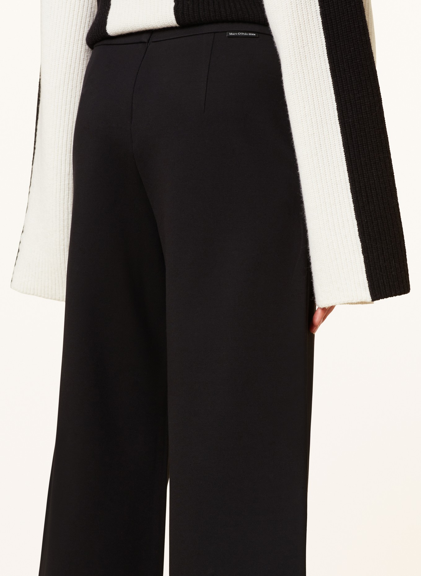 Marc O'Polo DENIM Jersey culottes, Color: BLACK (Image 5)