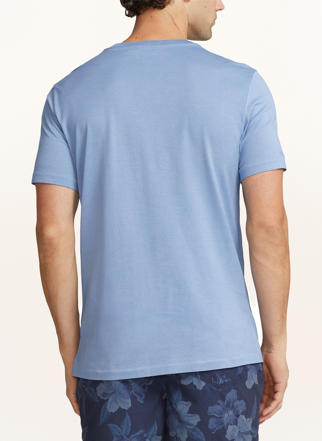 RALPH LAUREN PURPLE LABEL T-shirt, Color: LIGHT BLUE (Image 3)