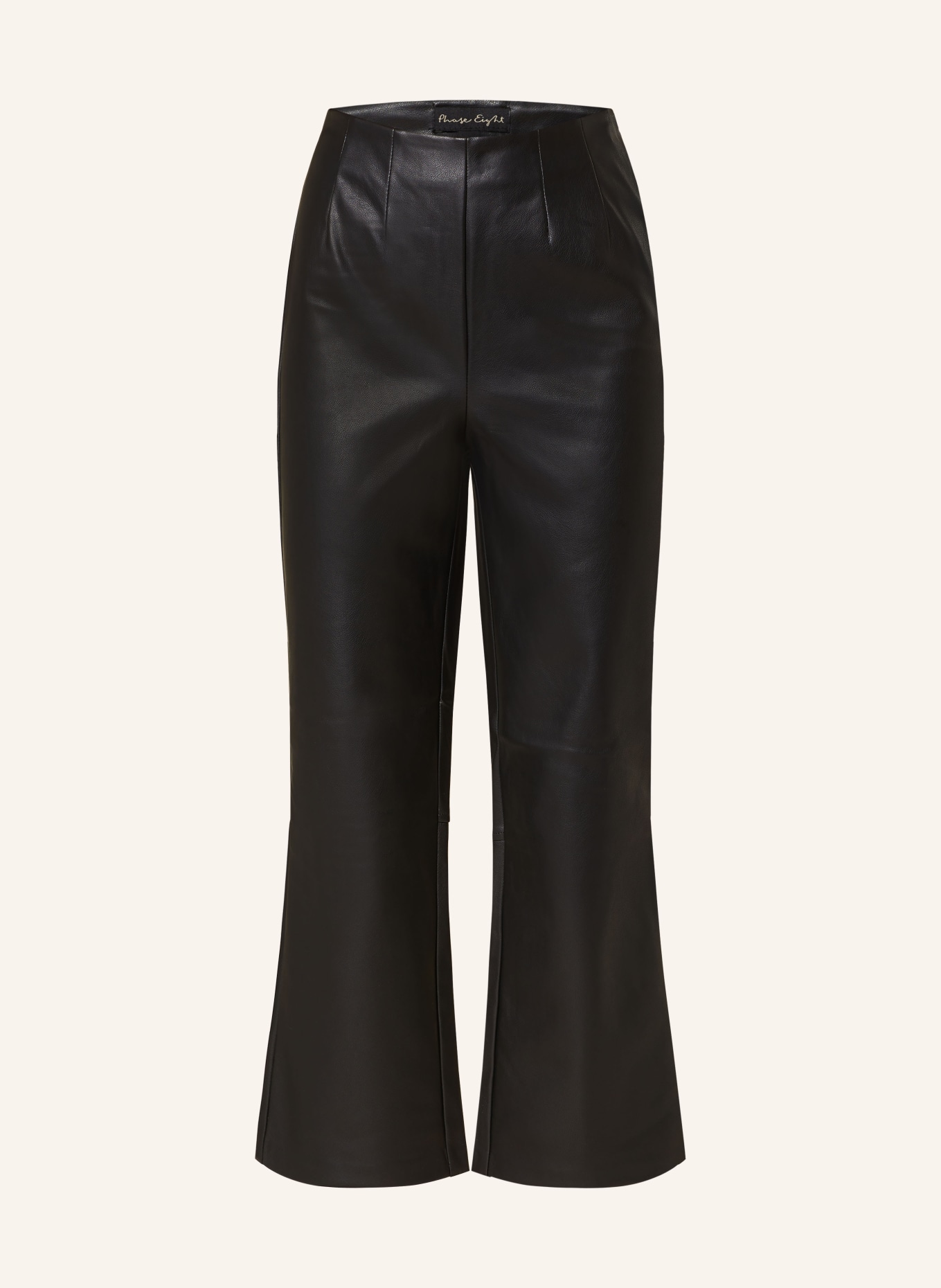 Phase Eight 7/8 trousers MARIELLE in leather look, Color: BLACK (Image 1)