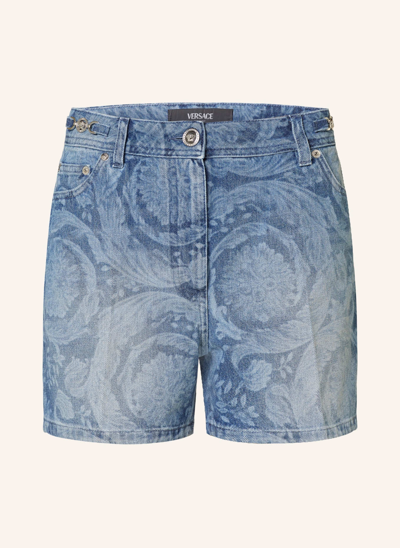 VERSACE Denim shorts, Color: BLUE (Image 1)