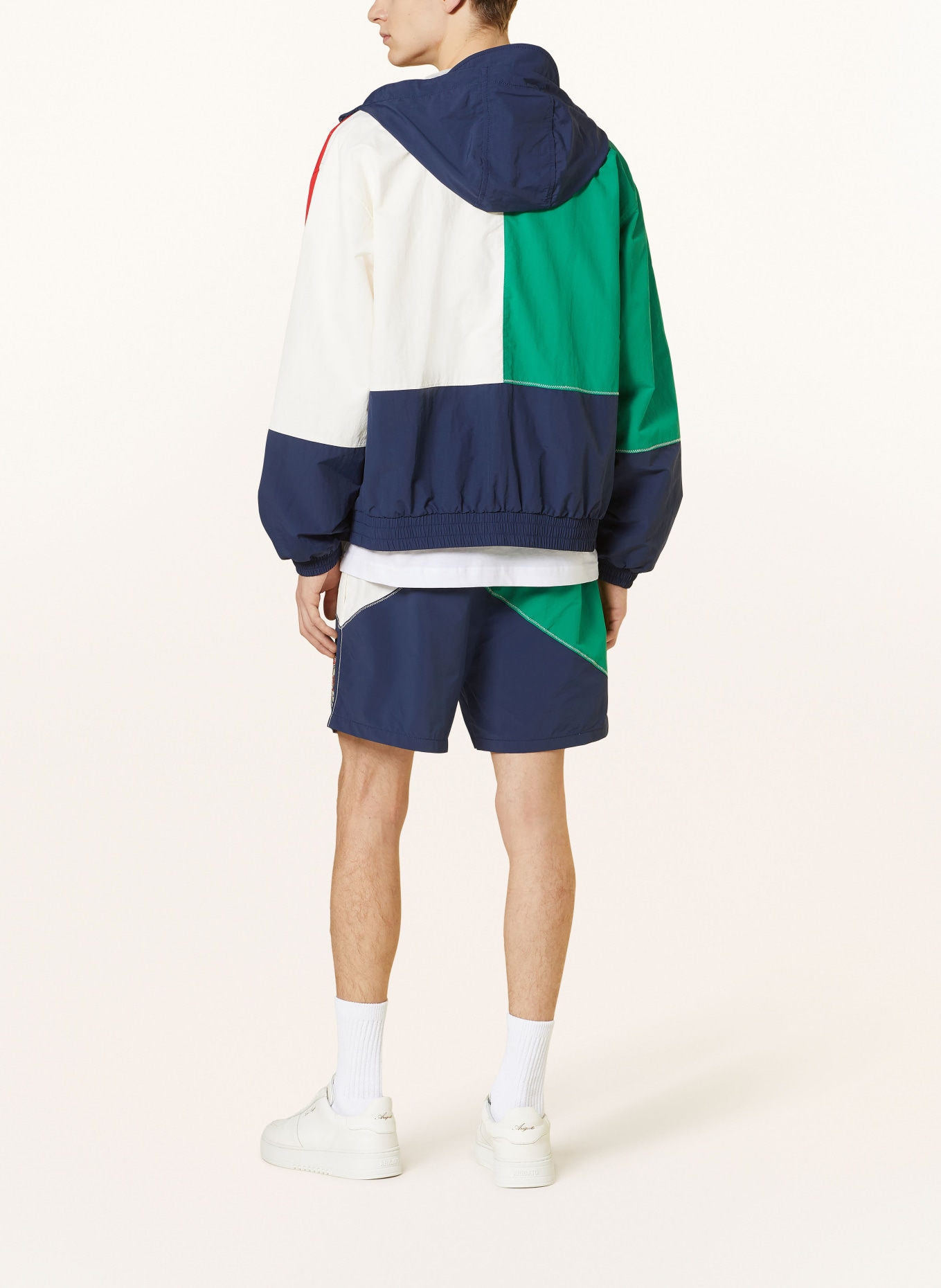 TOMMY JEANS Shorts, Color: DARK BLUE/ GREEN/ DARK YELLOW (Image 3)