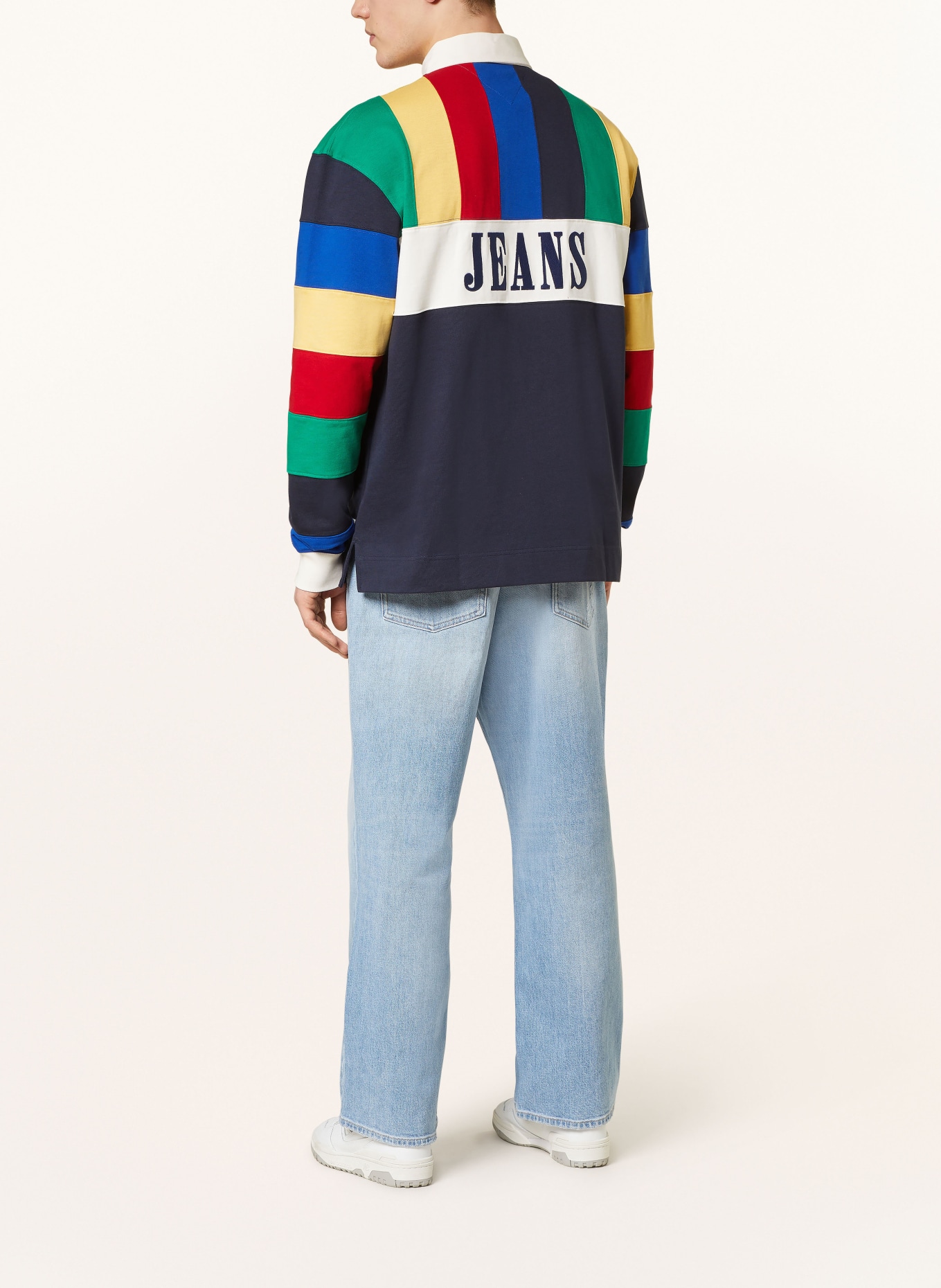 TOMMY JEANS Rugby shirt, Color: DARK BLUE/ YELLOW/ RED (Image 3)