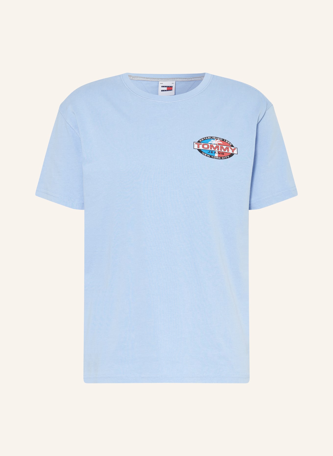 TOMMY JEANS T-shirt, Color: LIGHT BLUE (Image 1)