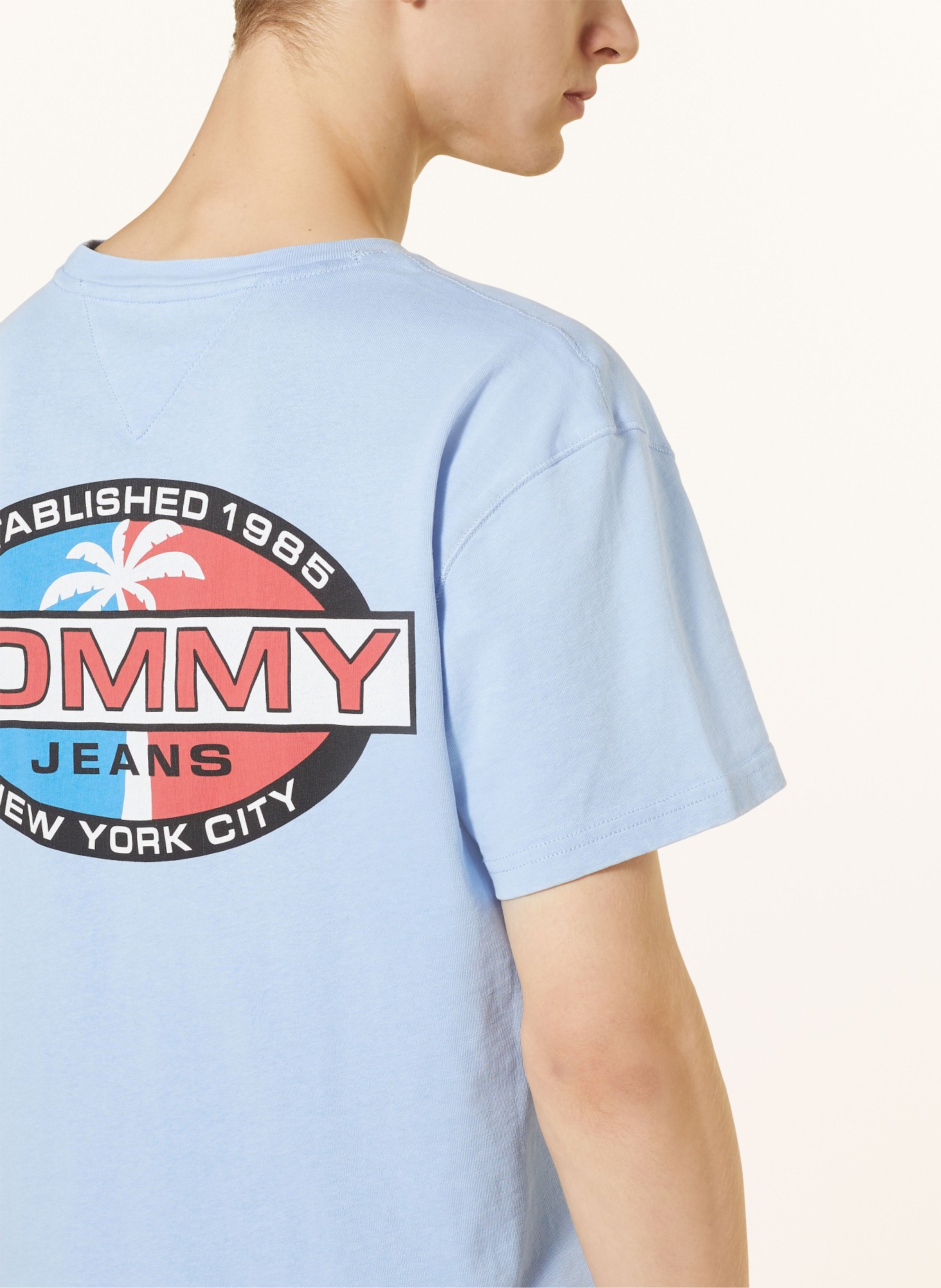 TOMMY JEANS T-shirt, Color: LIGHT BLUE (Image 4)