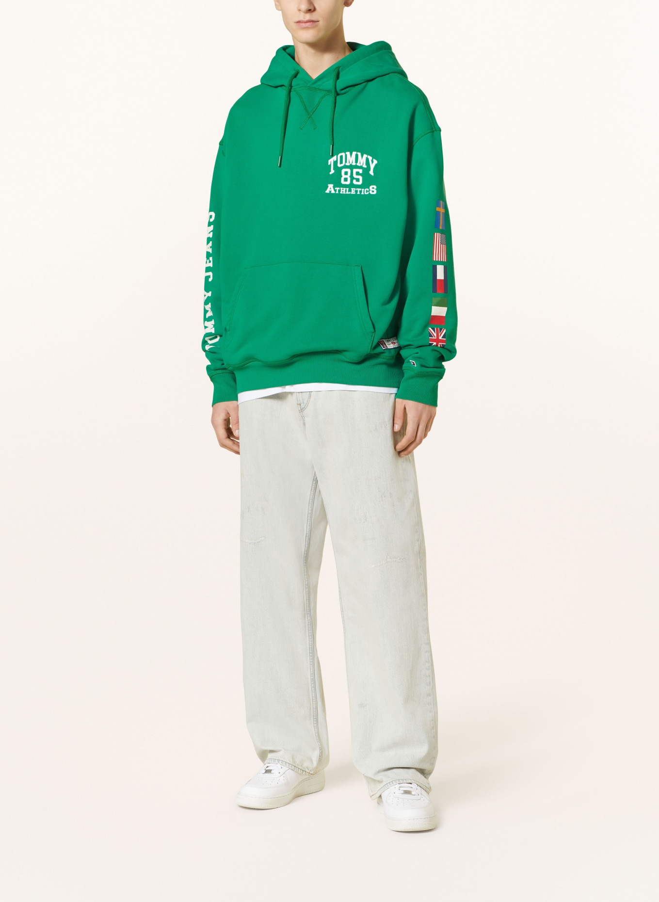 TOMMY JEANS Hoodie, Color: GREEN (Image 3)