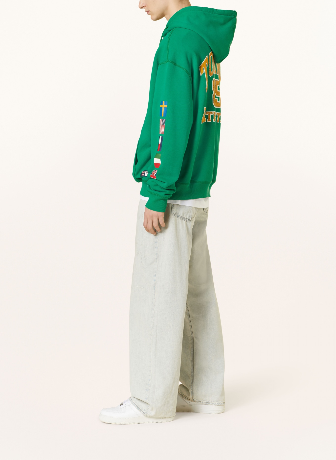 TOMMY JEANS Hoodie, Color: GREEN (Image 4)