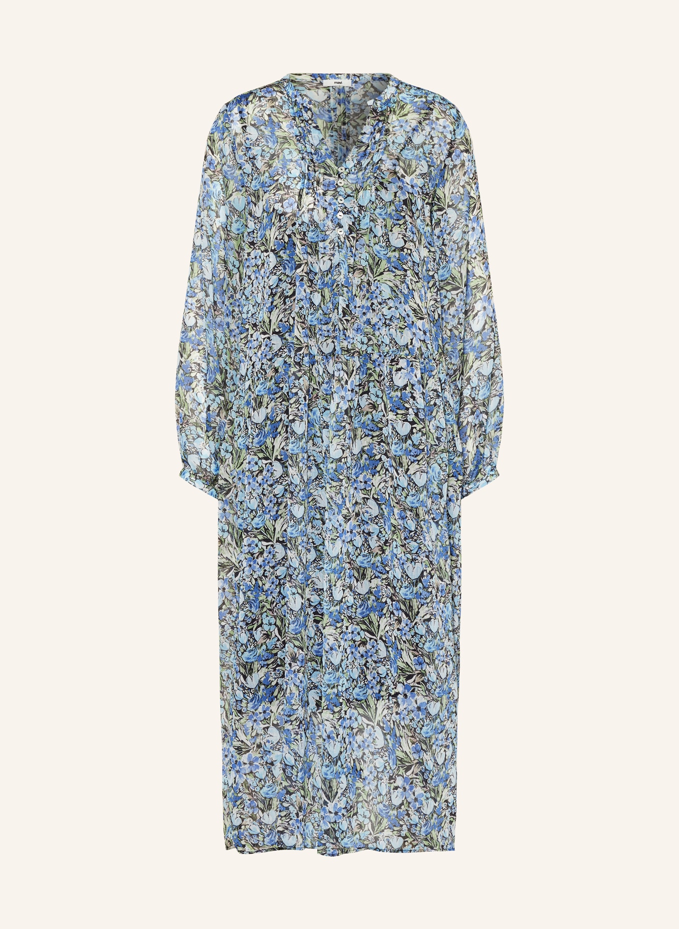 mavi Kleid, Farbe: BLAU/ HELLGRÜN (Bild 1)