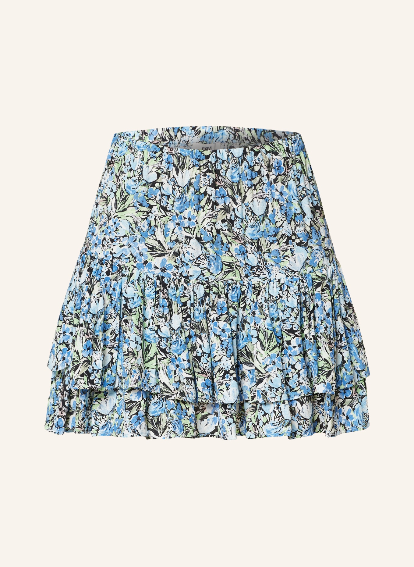 mavi Skirt, Color: BLUE/ GREEN/ BLACK (Image 1)